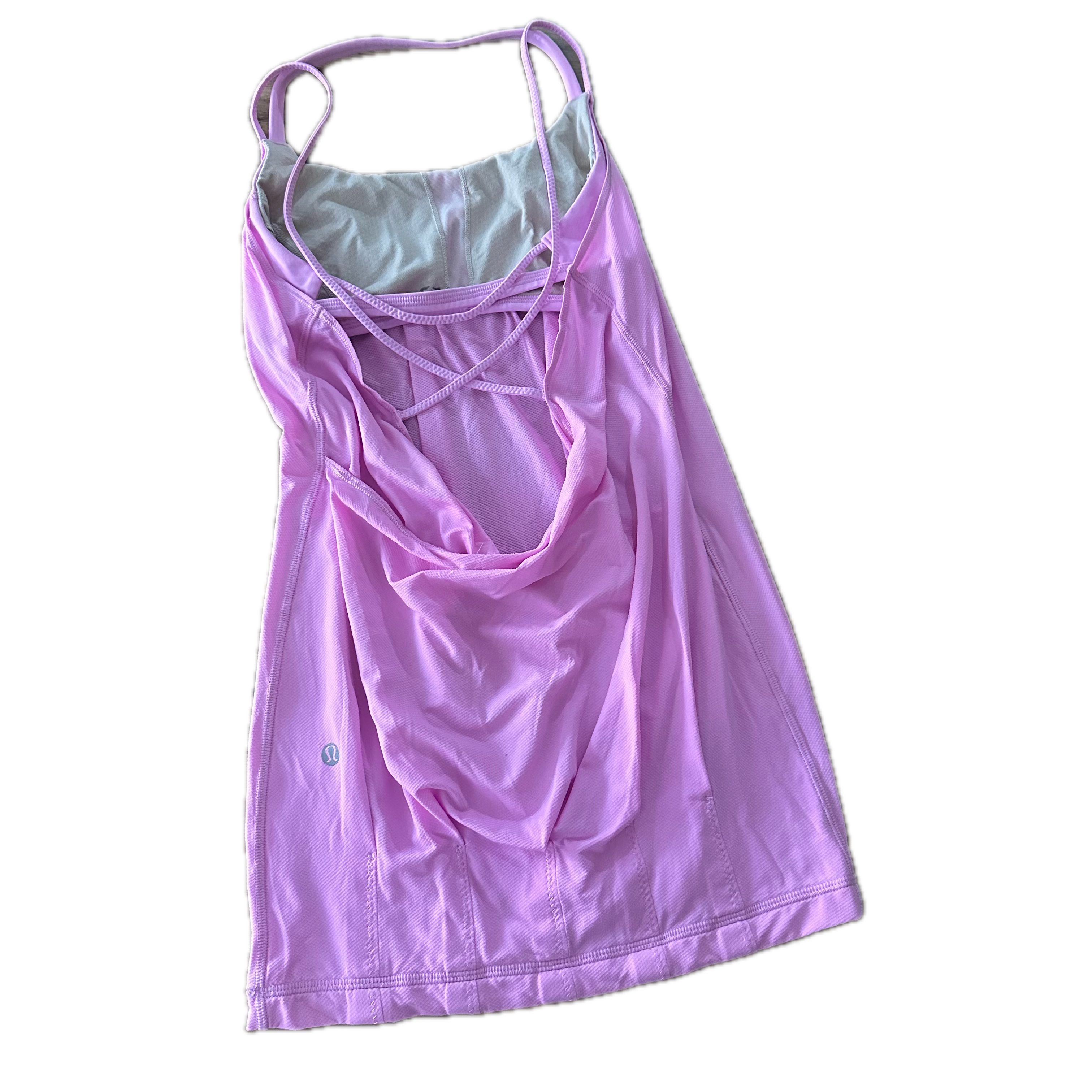 Tank top Lululemon talla XCH rosa pastel