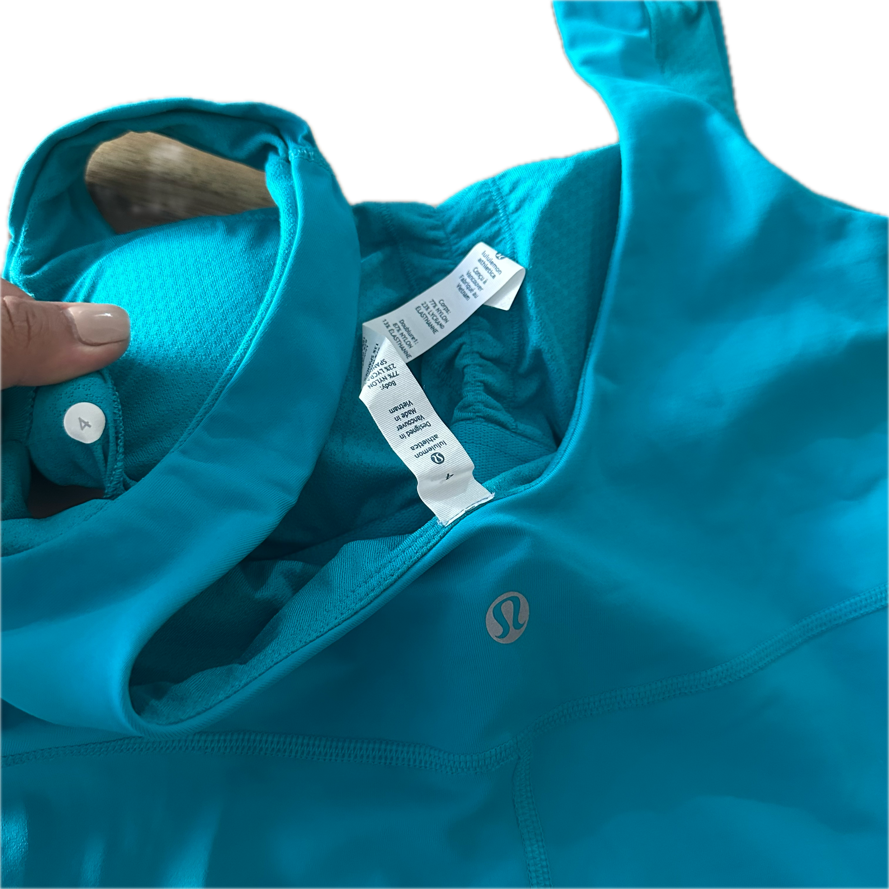 Tank top Lululemon talla XCH azul fosfo