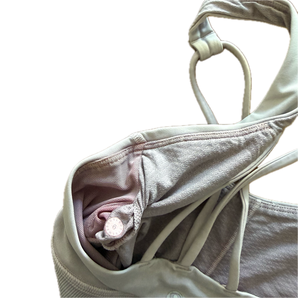 Top talla 6 gris/lila
