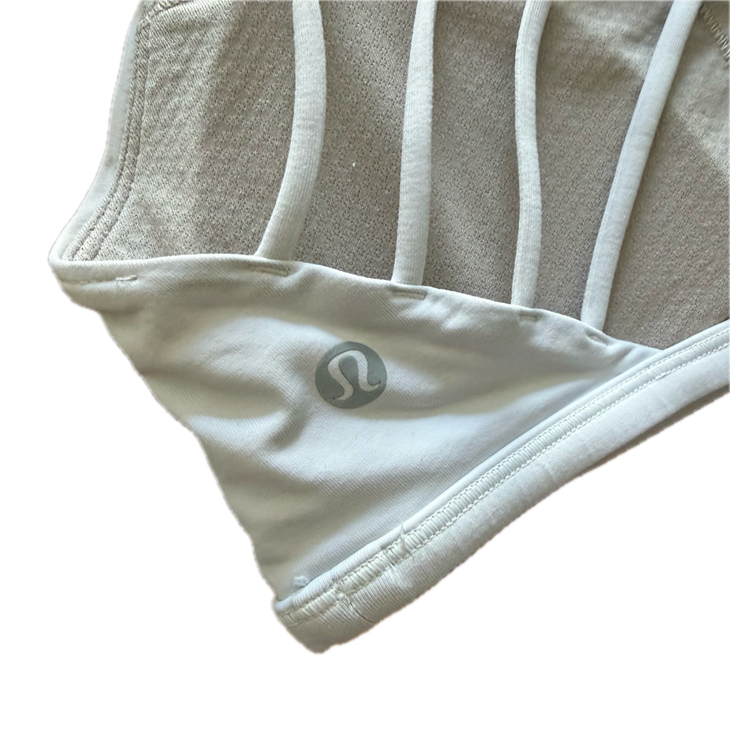 Top talla 8 blanco espalda cruzada