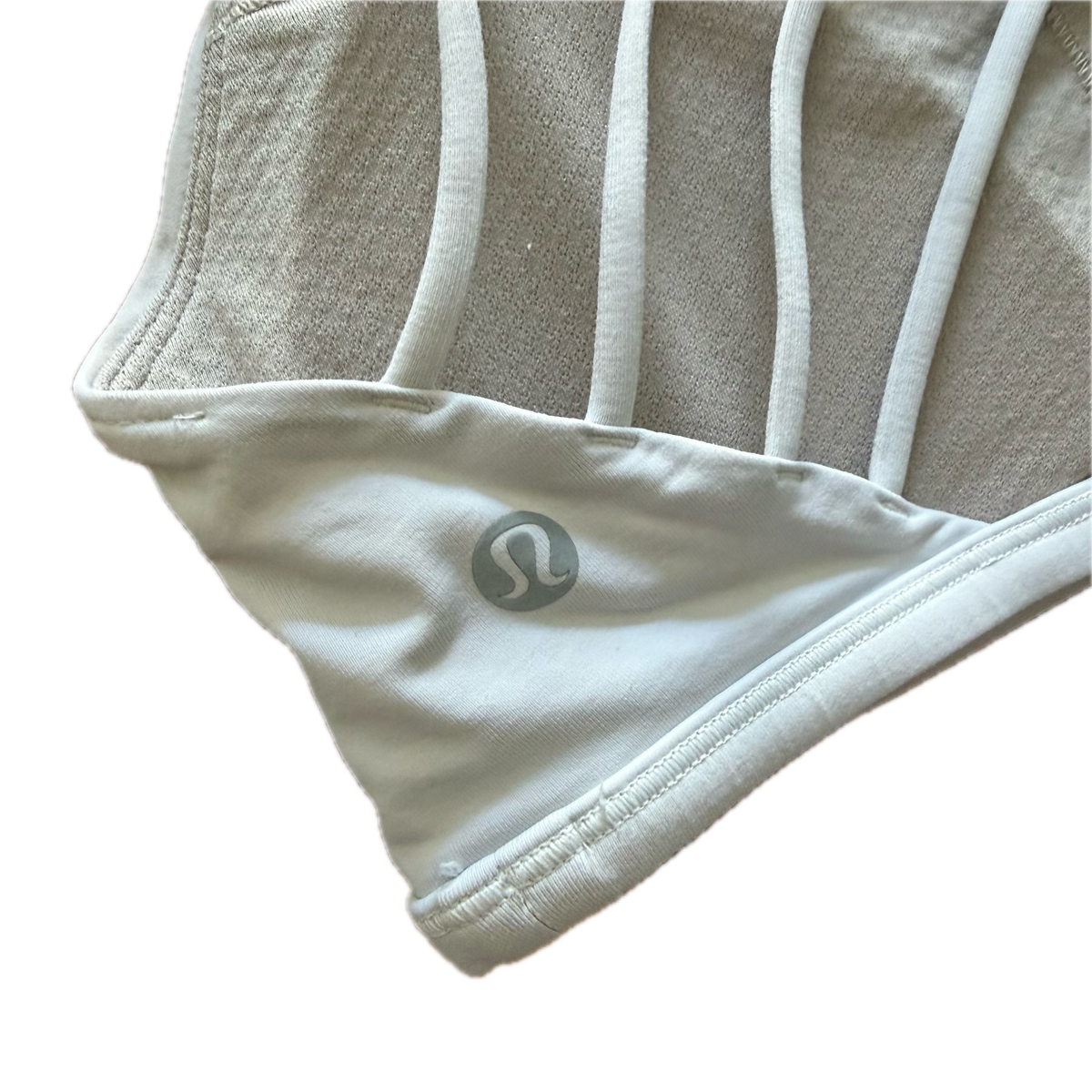 Top talla 8 blanco espalda cruzada