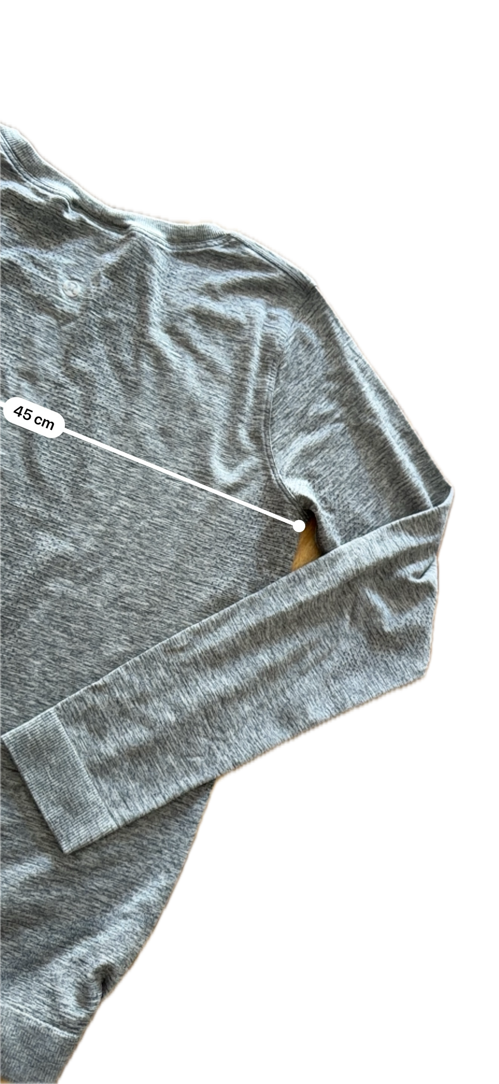 Playera de manga larga talla 8-10 gris