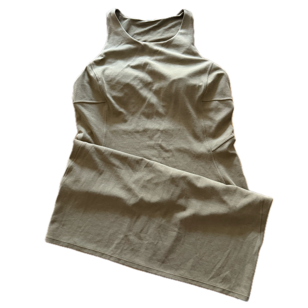 Vestido talla 12 mostaza