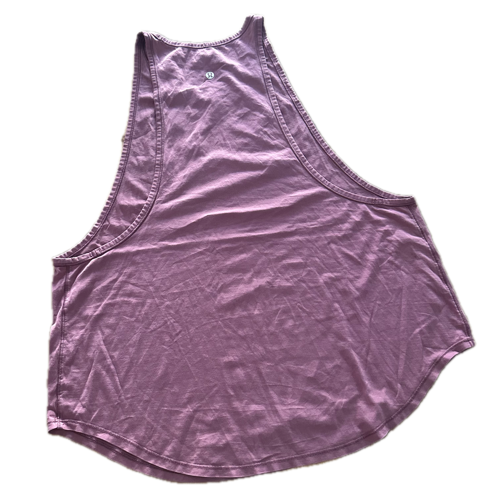 Tank Lululemon talla L rosa holgada