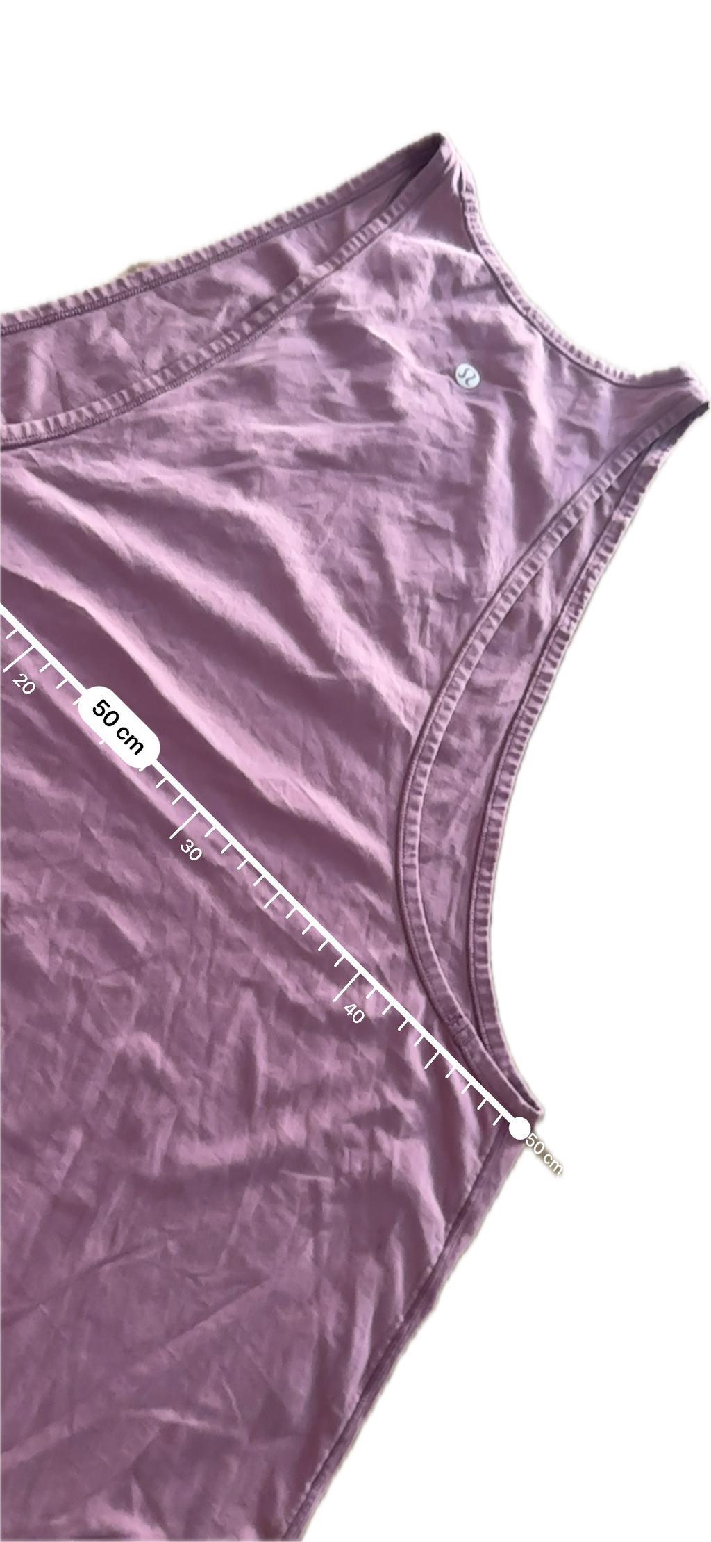 Tank Lululemon talla L rosa holgada