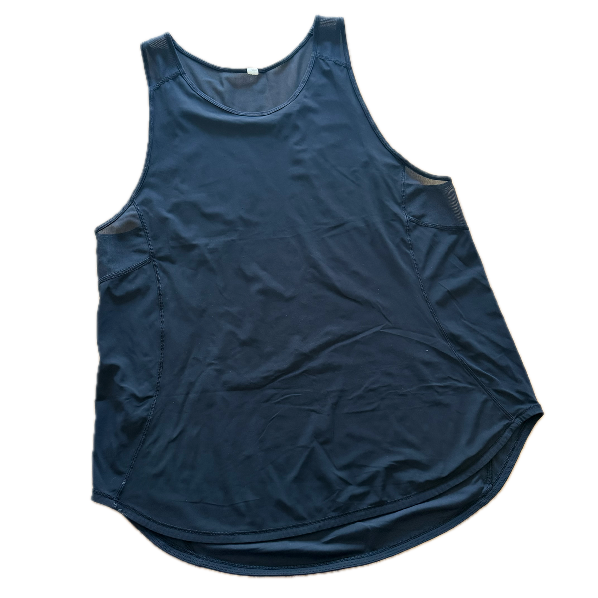 Tank talla 12 negra mesh lateral