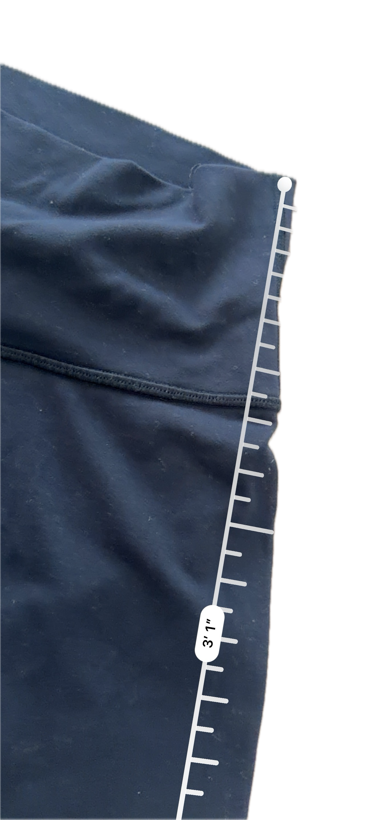 Legging 33" Lululemon talla 2 negro tela Nulu™