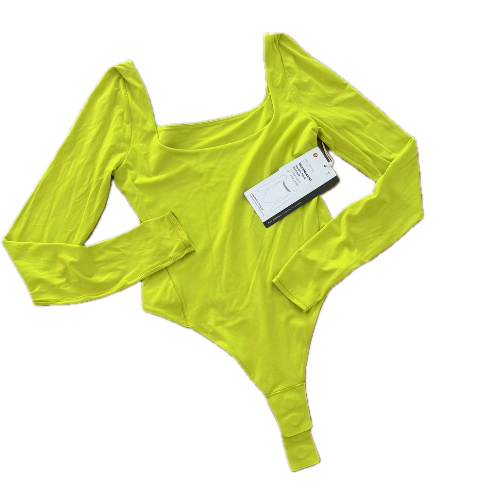 Body Lululemon talla 4 amarillo tela Ultra Soft Nulu™