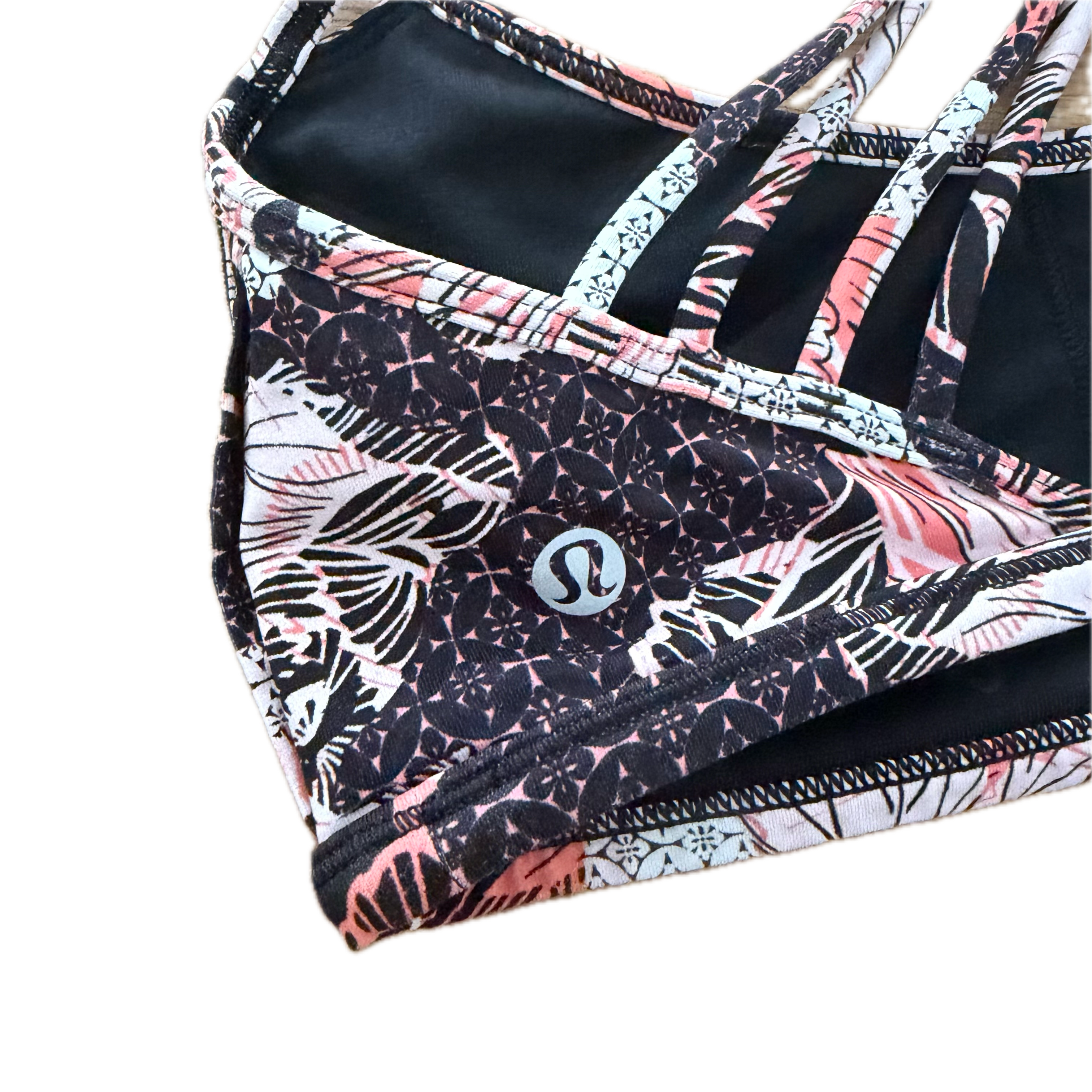 Top talla 4 flores rosas
