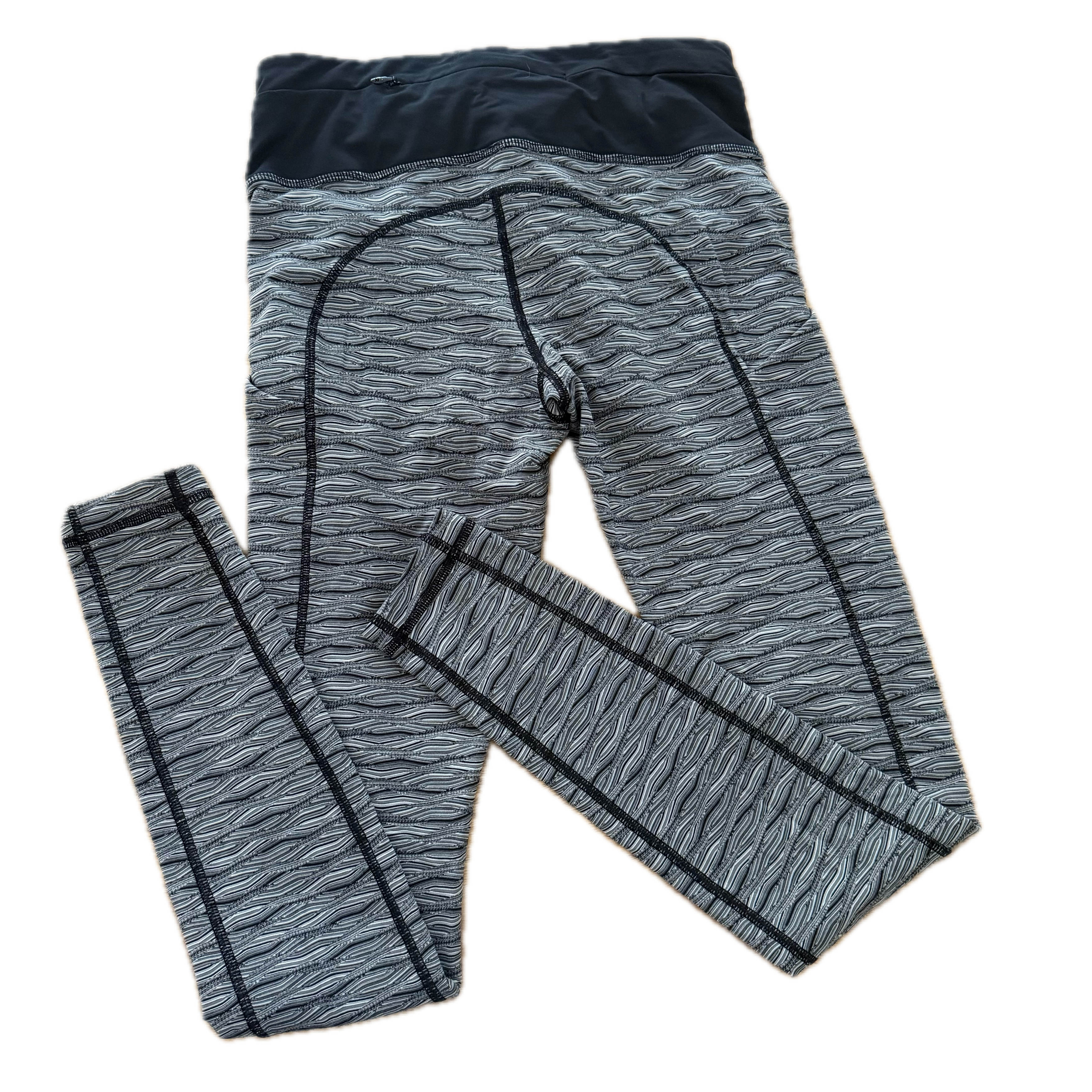 Legging 38" Lululemon talla 6 print gris textura tela Luxtreme™