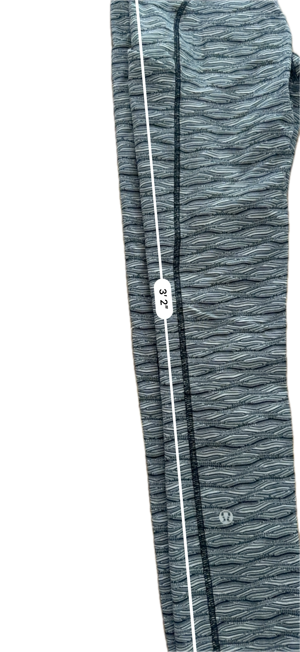 Legging talla 6 curvitas grises