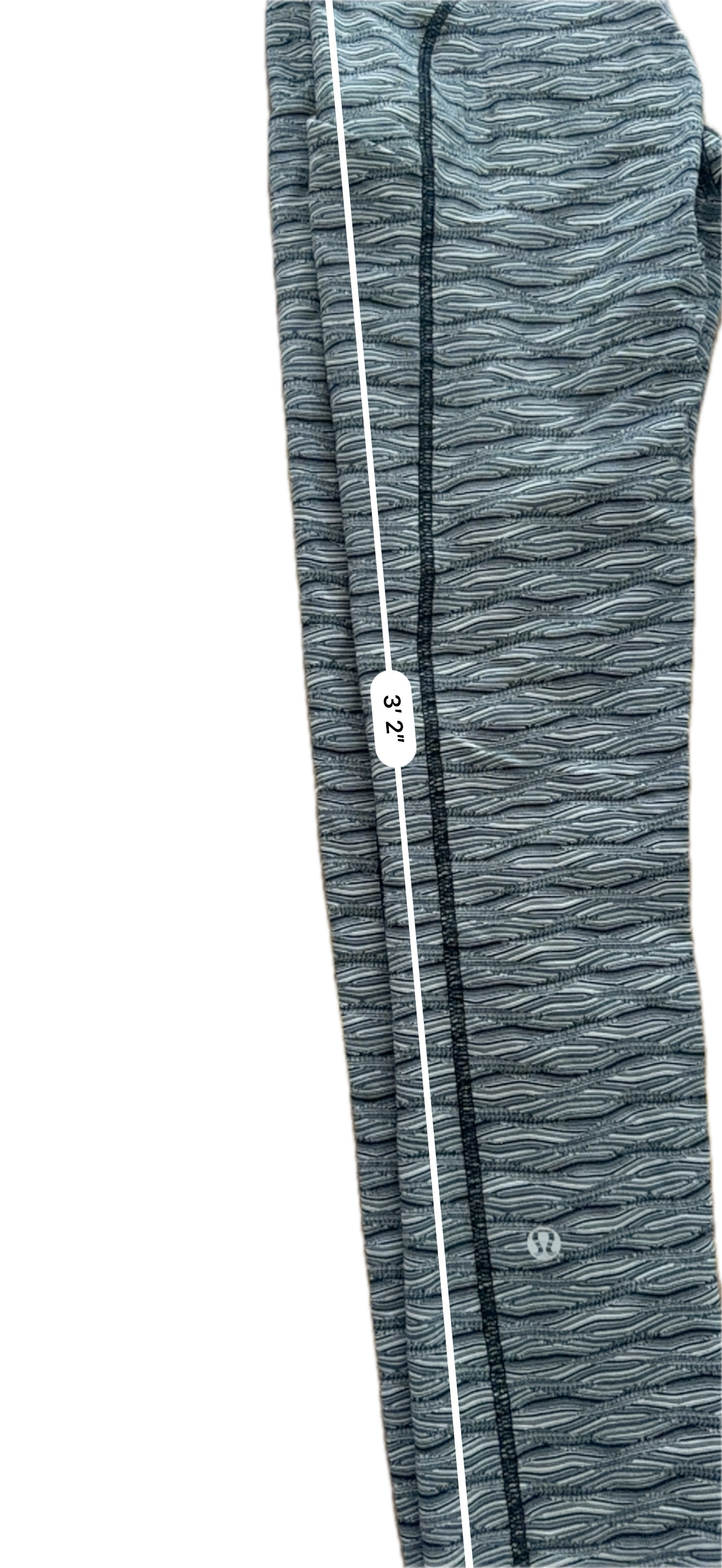 Legging talla 6 curvitas grises
