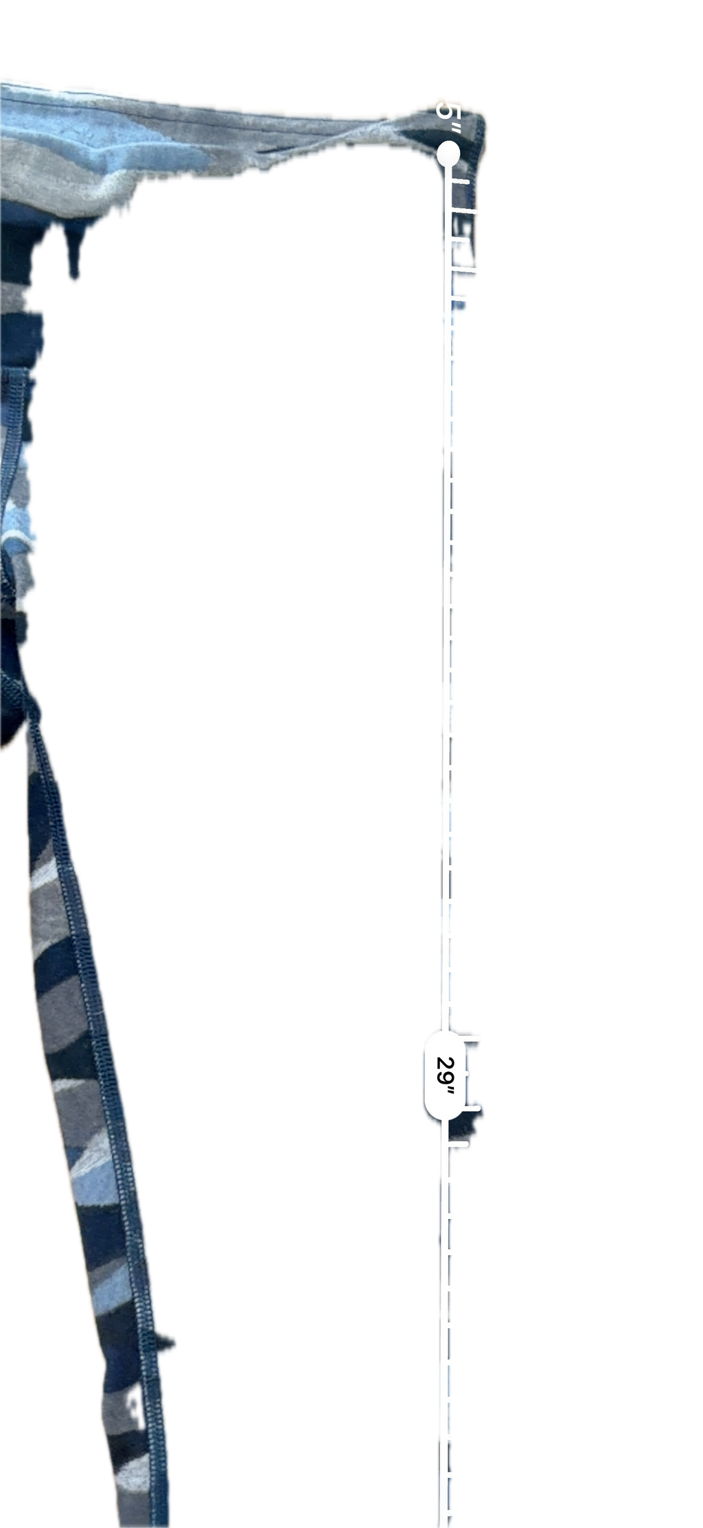 Legging talla 6 print azules y gris
