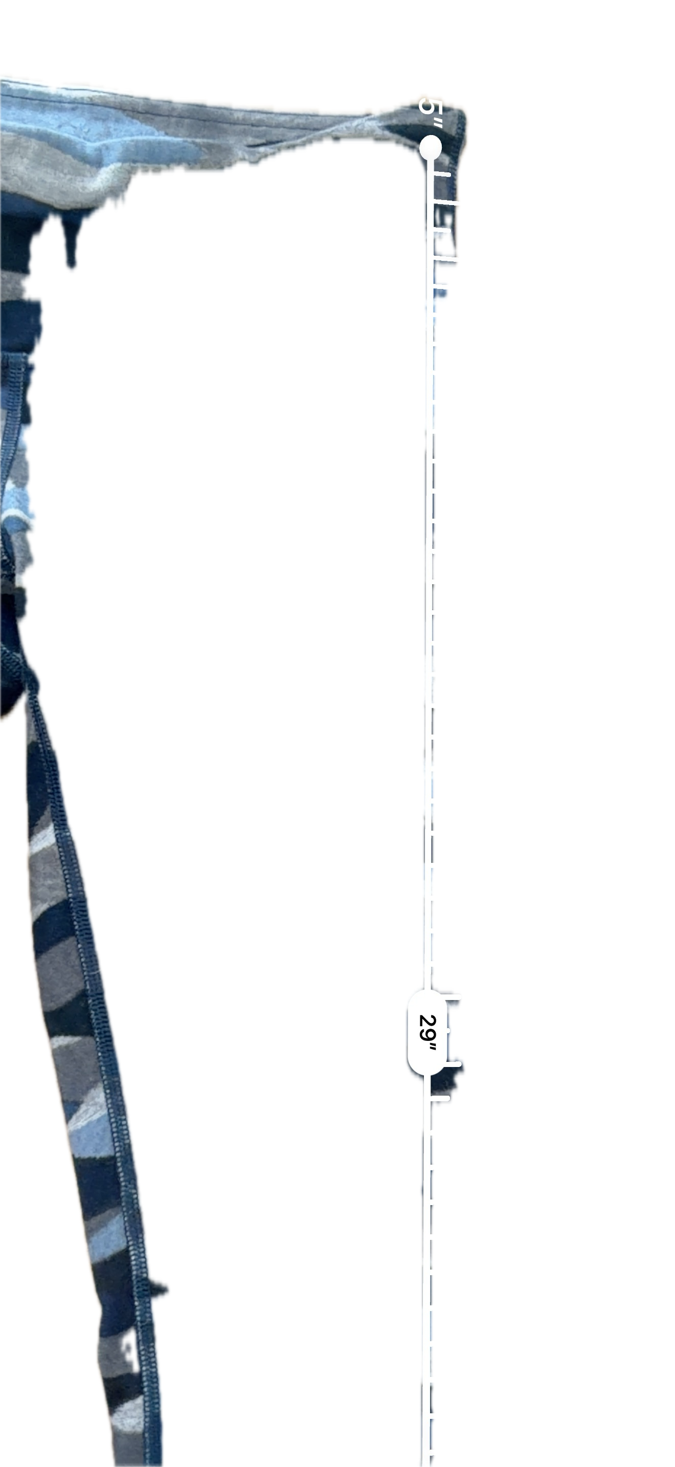 Legging talla 6 print azules y gris