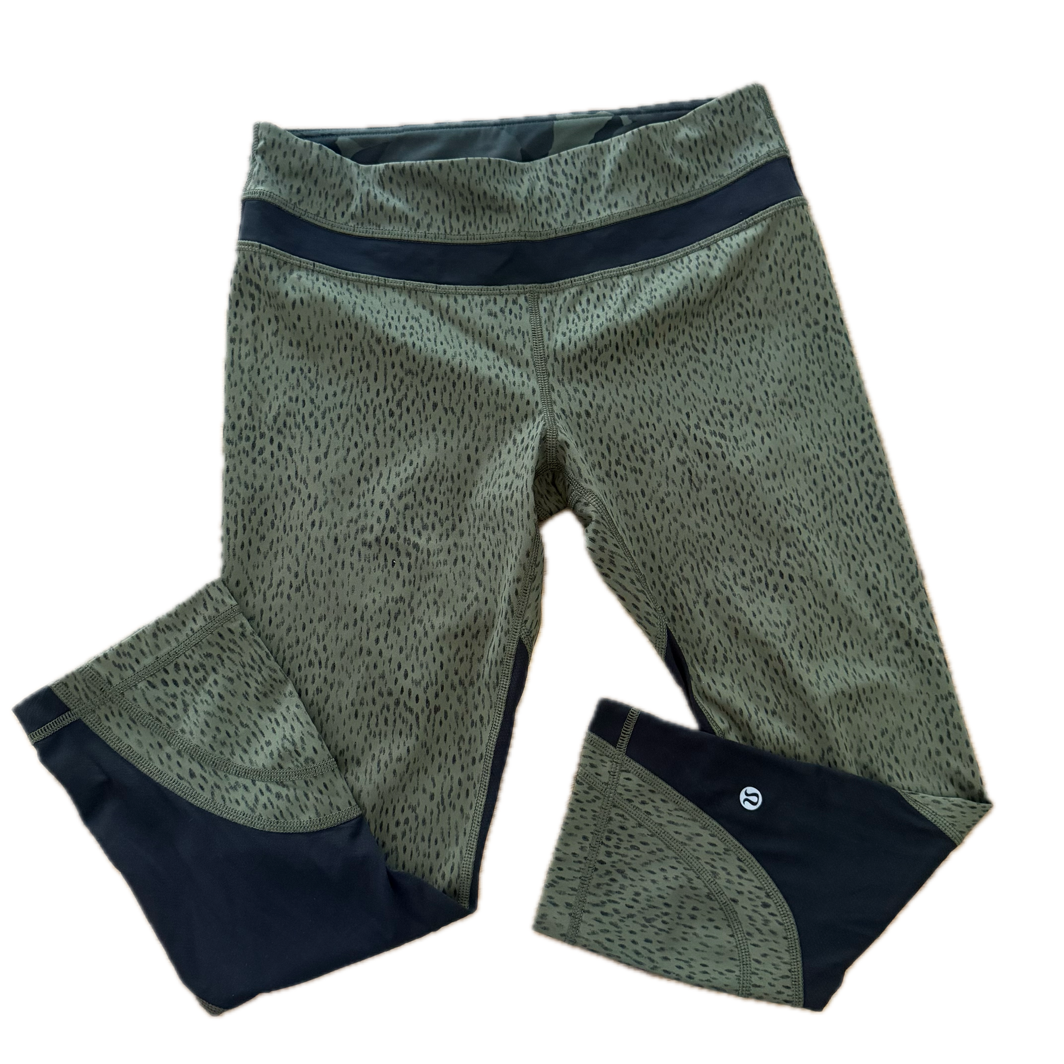 Legging 29" Lululemon talla 6 print verde tela Luxtreme™