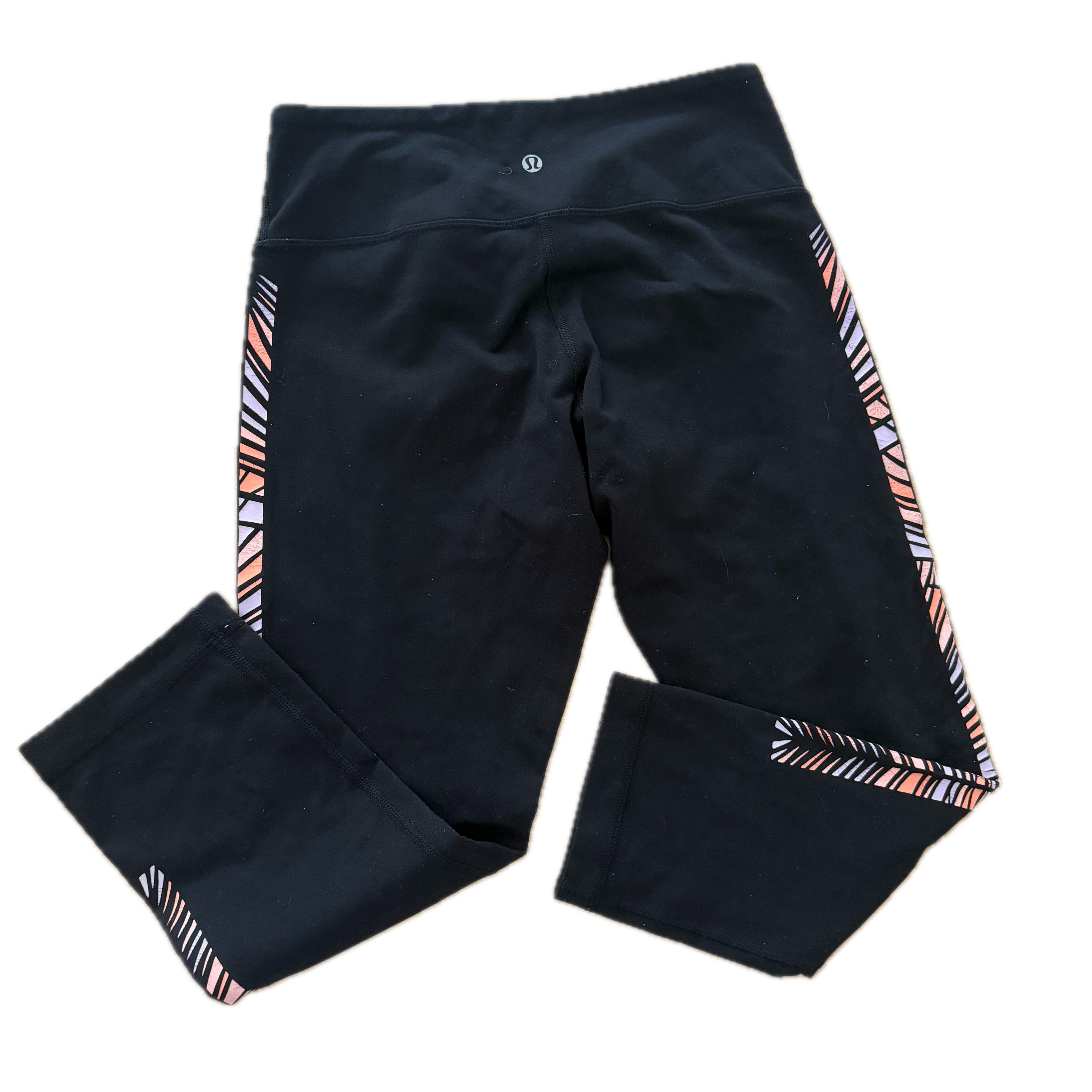 Legging 29" Lululemon talla 6 negro diseño lateral tela Luxtreme™