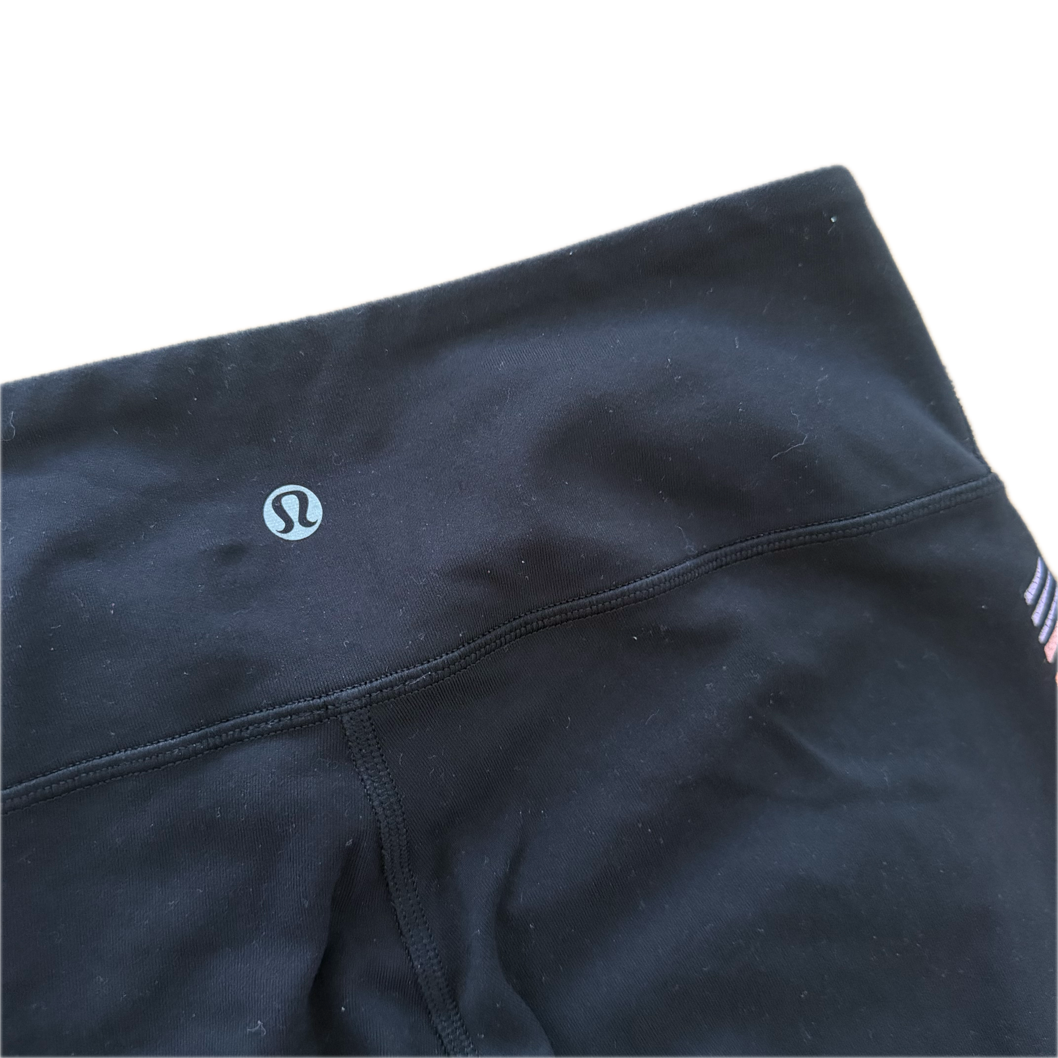 Legging 29" Lululemon talla 6 negro diseño lateral tela Luxtreme™