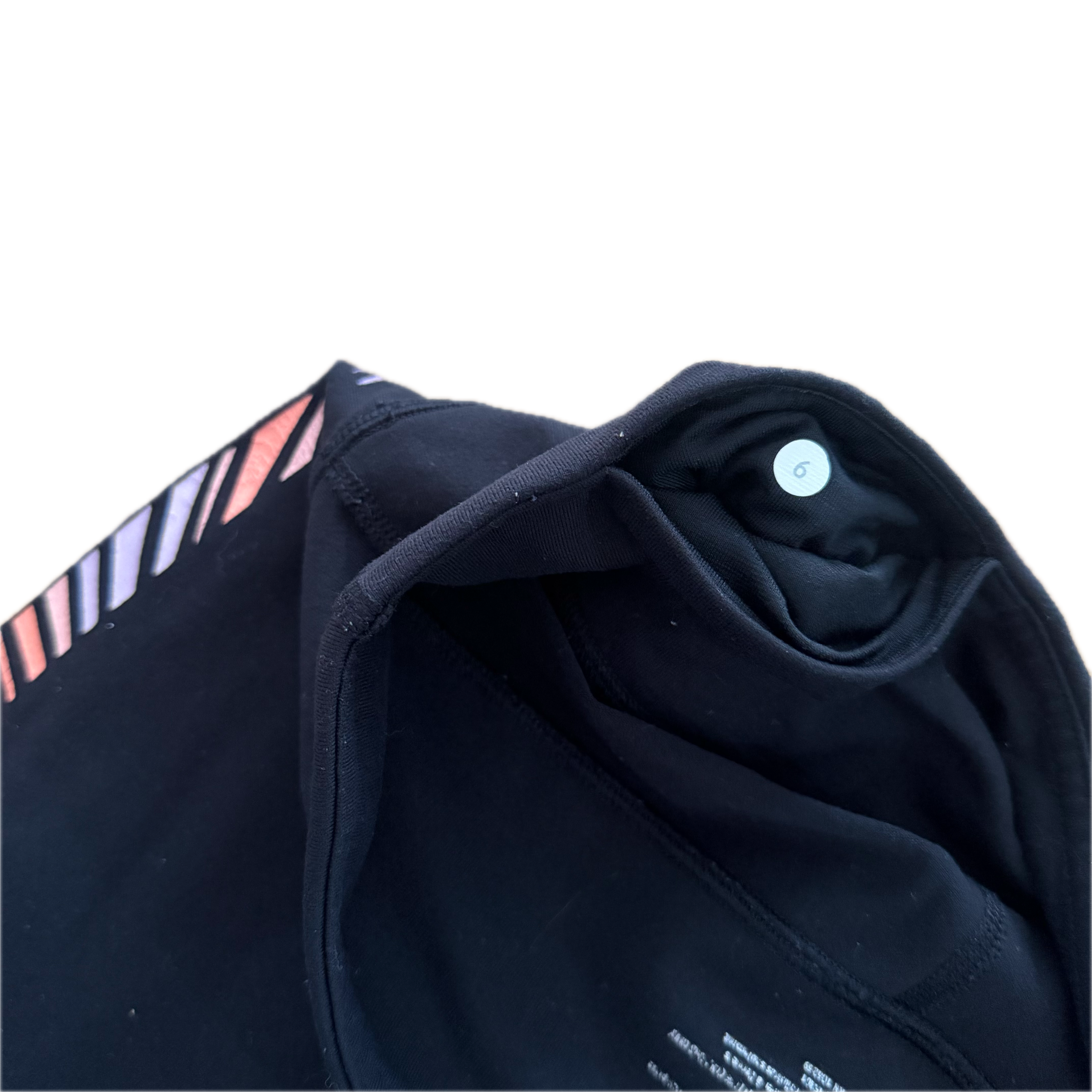 Legging 29" Lululemon talla 6 negro diseño lateral tela Luxtreme™