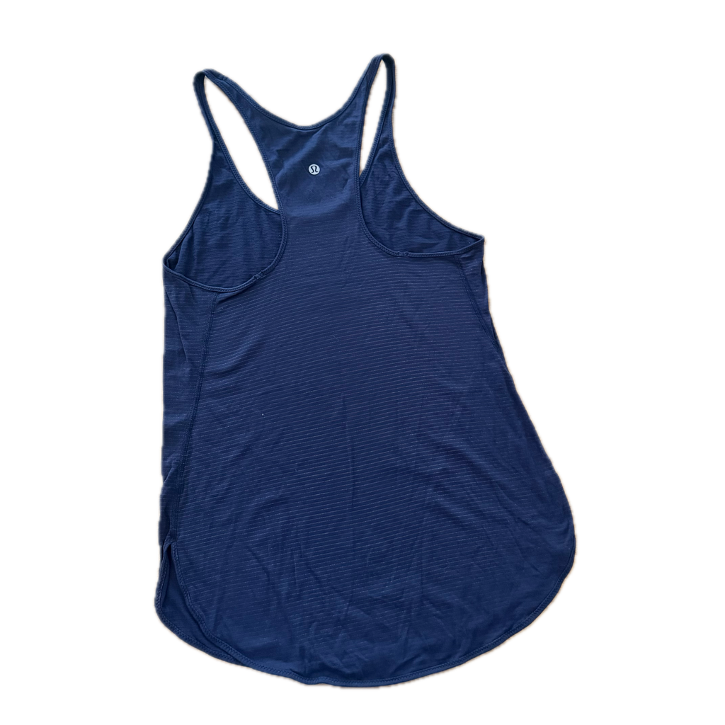 Tank talla 6 azul con rayitas