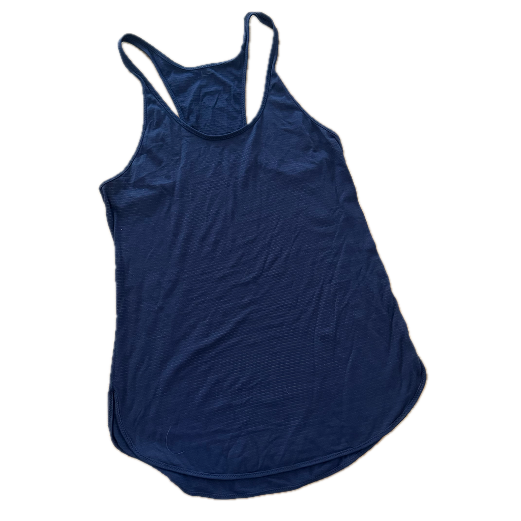 Tank talla 6 azul con rayitas