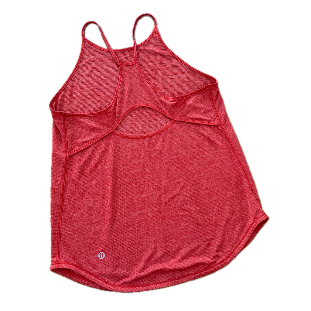 Tank talla 6-8 roja jaspeada