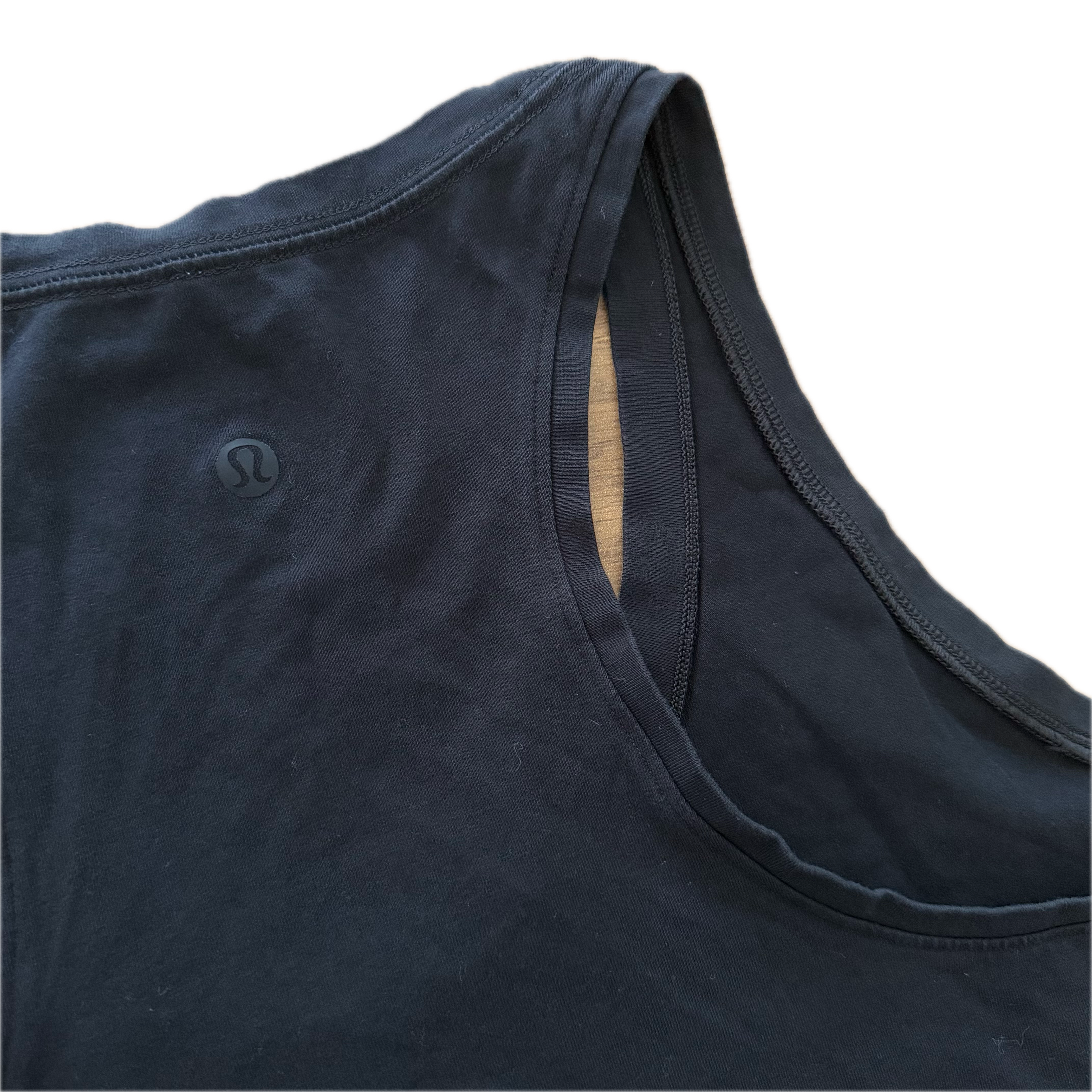 Tank Lululemon talla 10 negro tela Vitasea™