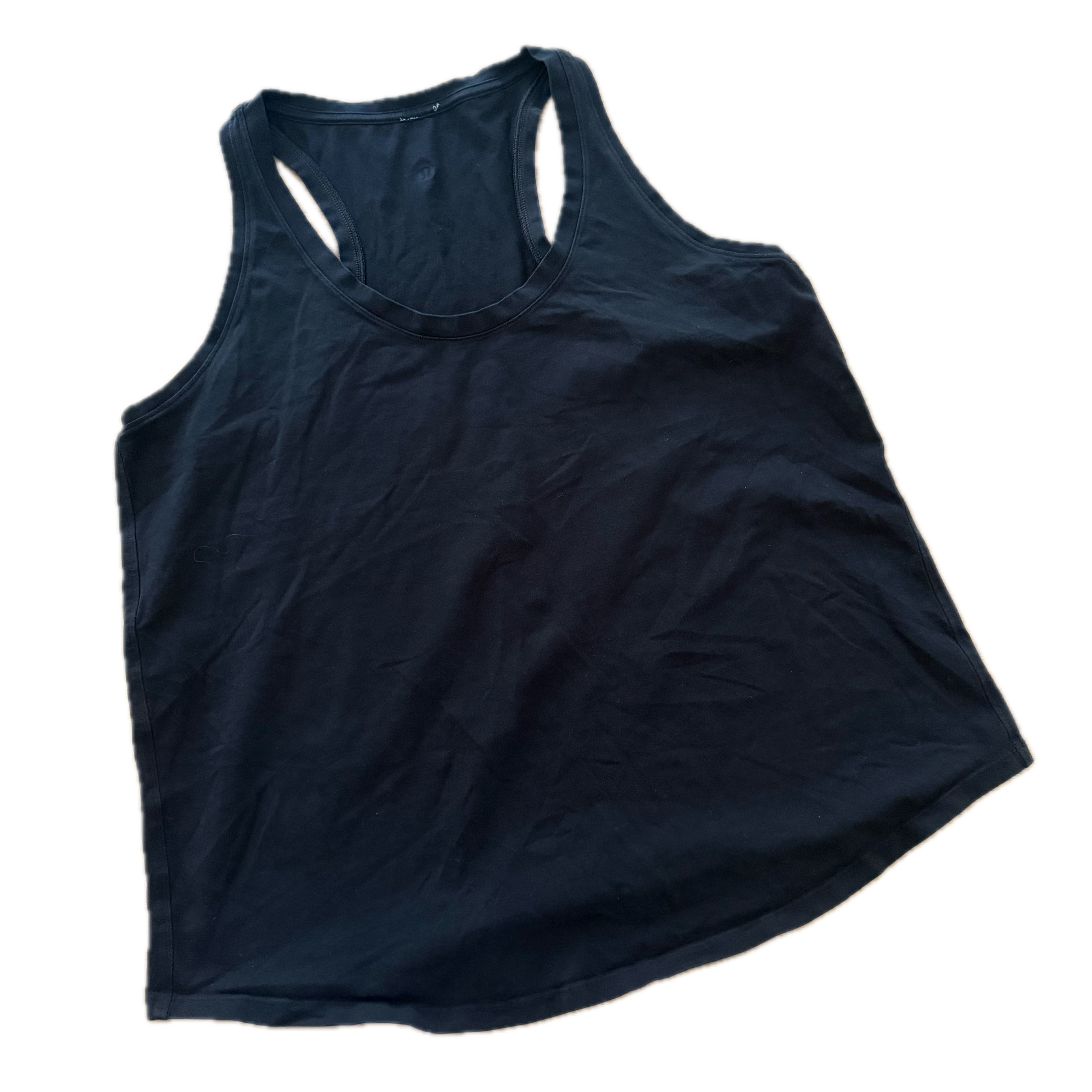 Tank Lululemon talla 10 negro tela Vitasea™