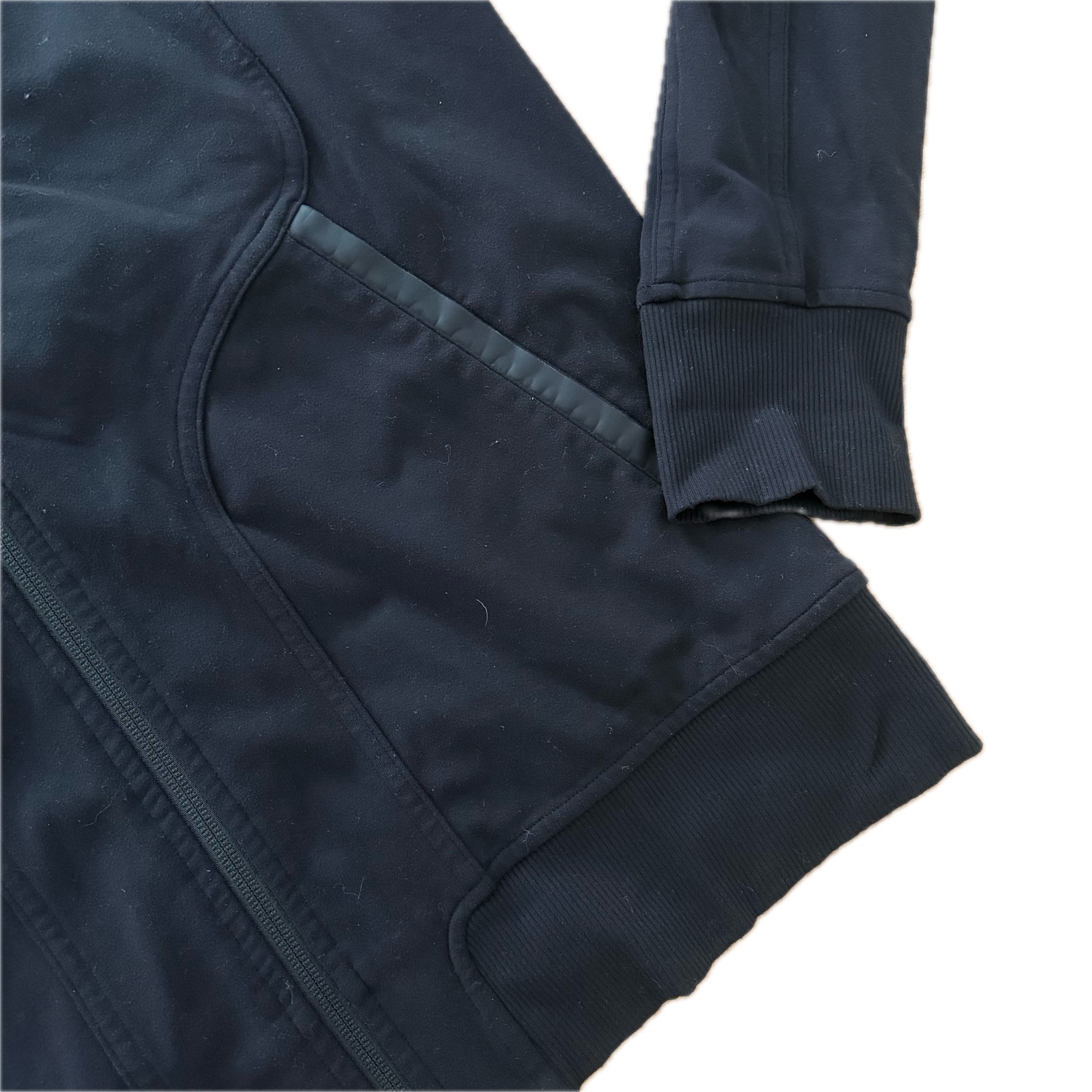 Jacket Lululemon talla 12-16 negro tela Nulu™