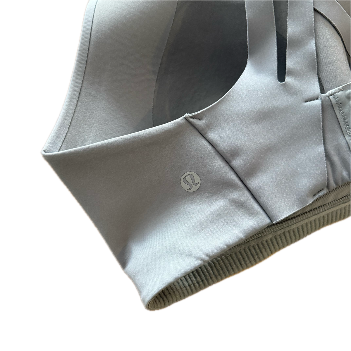 Top 34DD azul gris alto soporte