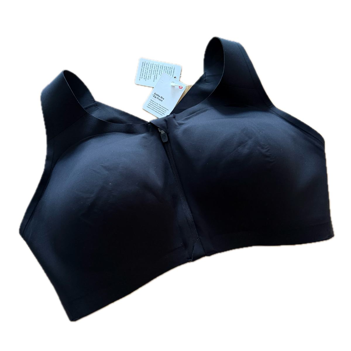 Top cruzado 38DD alto soporte negro