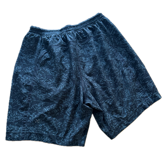 Short talla L print negro y gris para hombre
