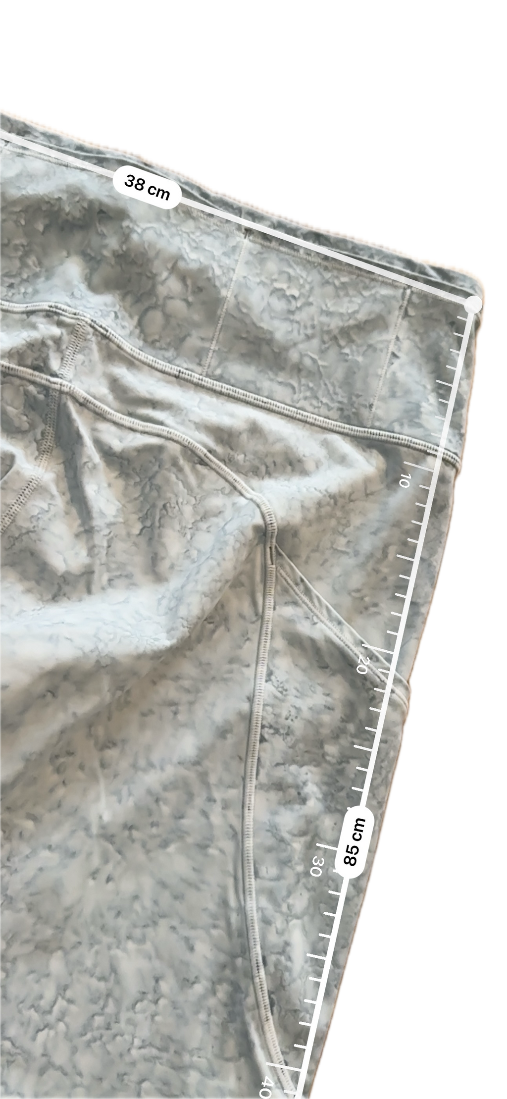 Legging Lululemon talla XL azulito gris