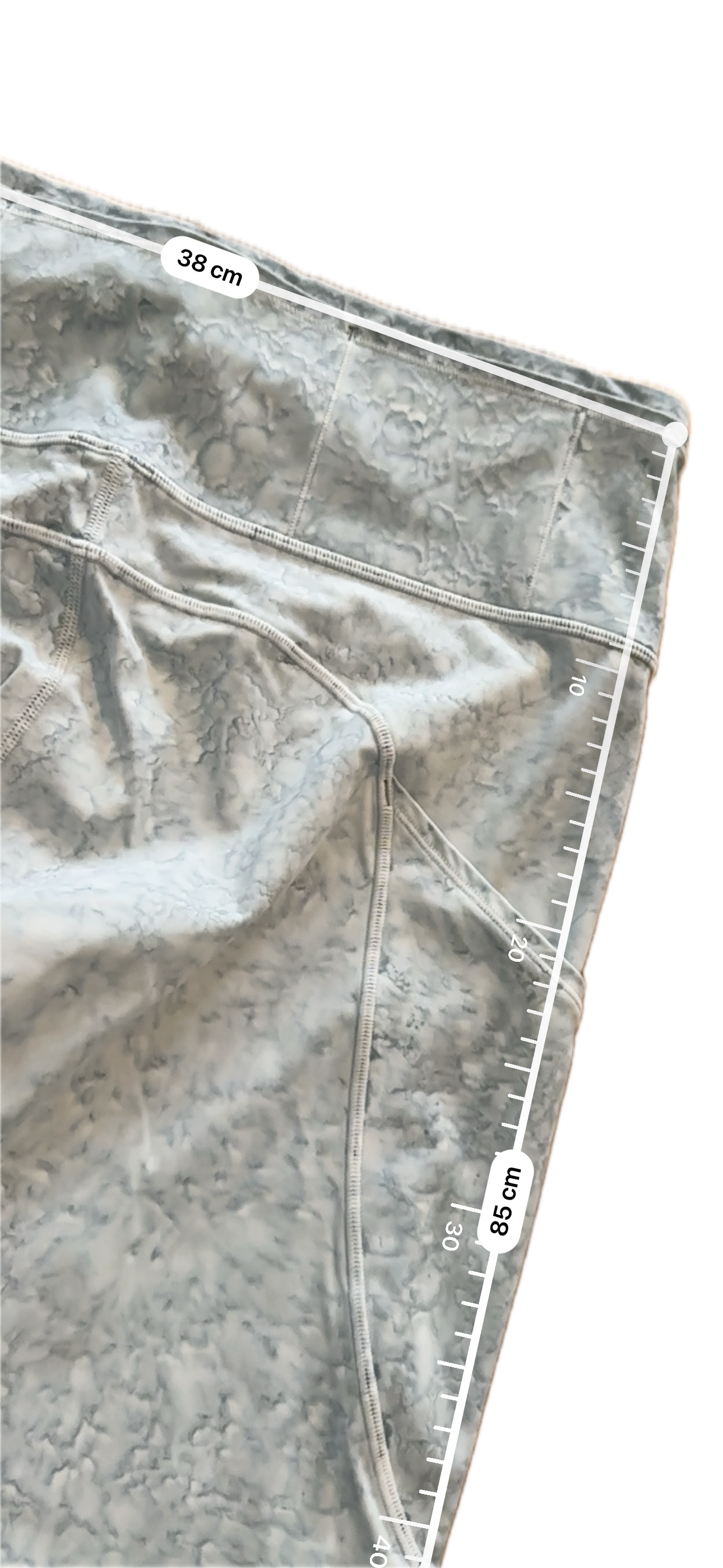 Legging Lululemon talla XL azulito gris