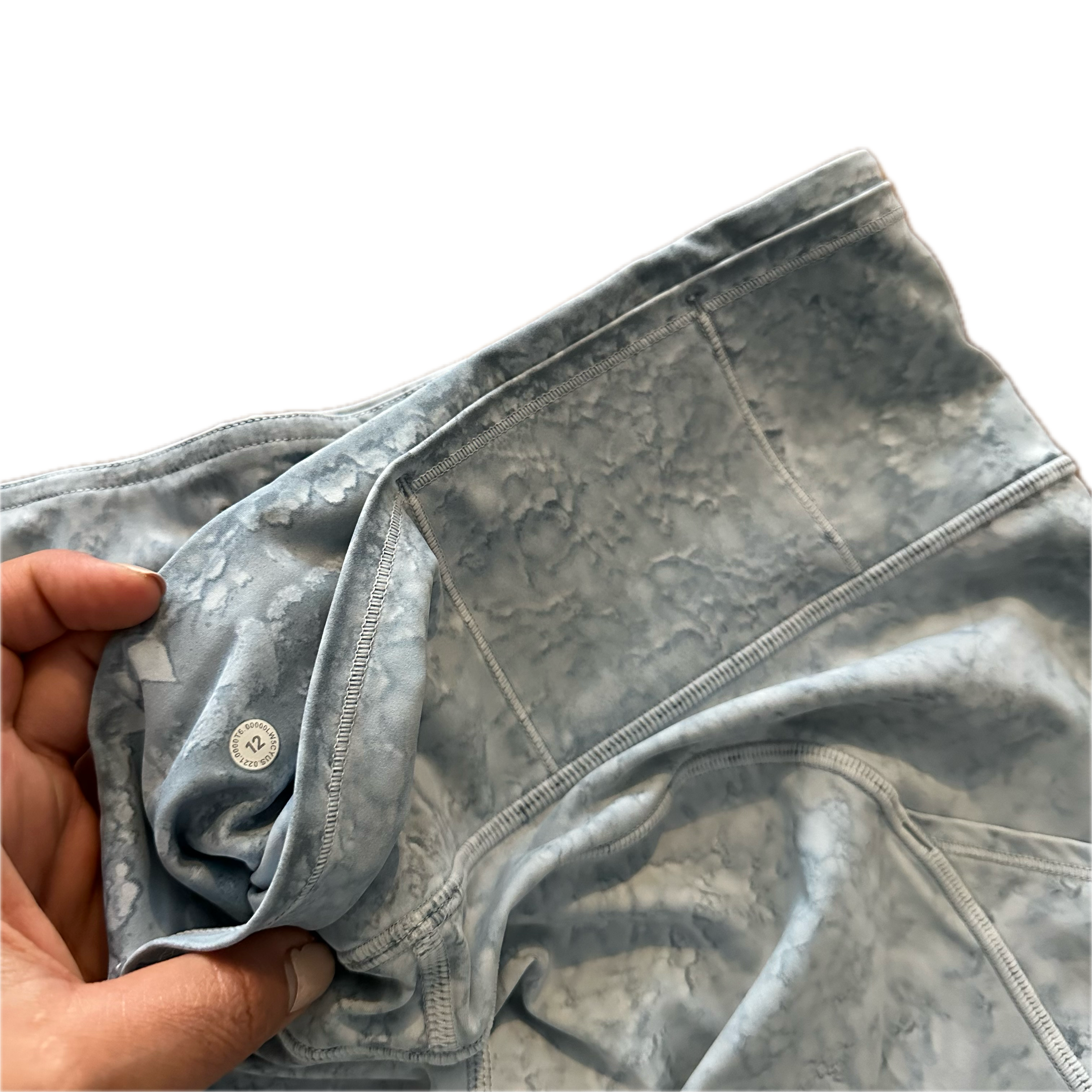 Legging Lululemon talla XL azulito gris