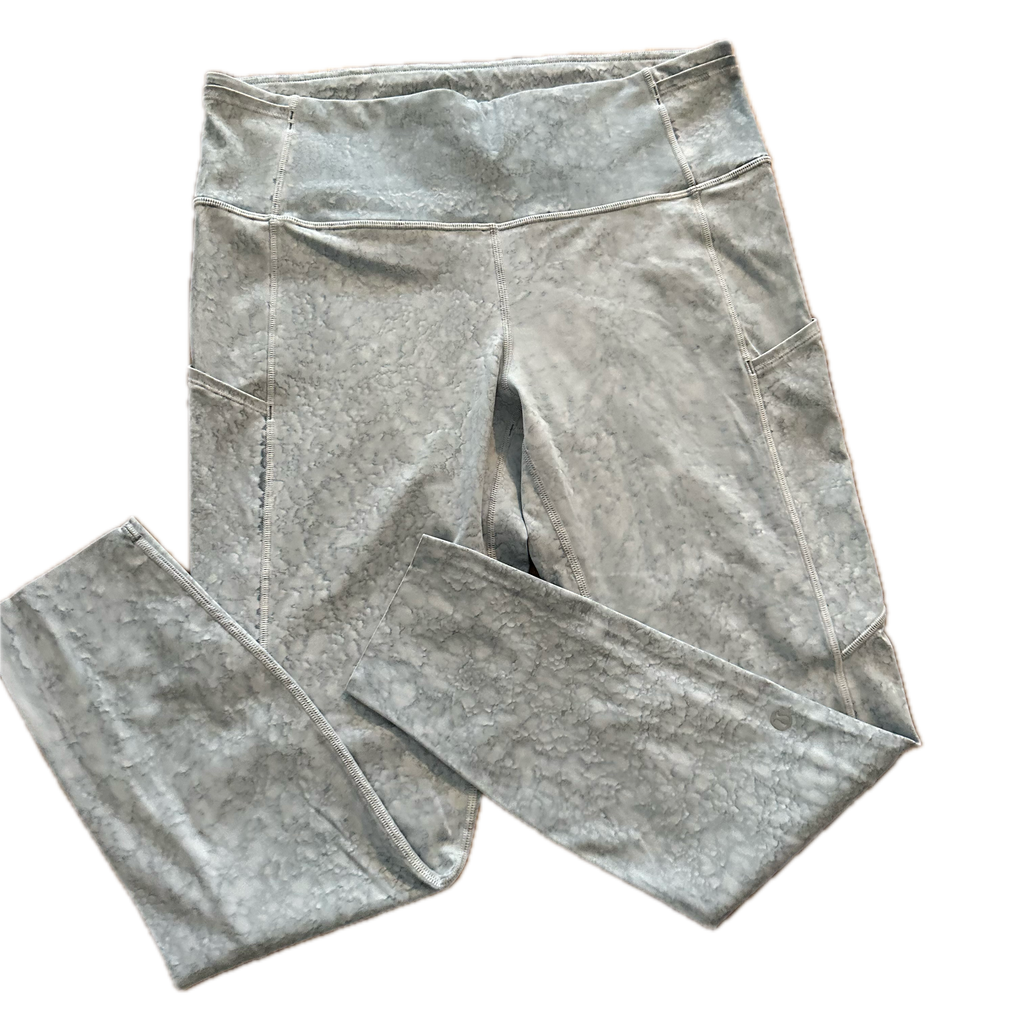 Legging Lululemon talla XL azulito gris