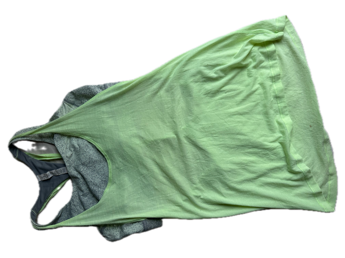 Tank top 10 Lululemon verde limón