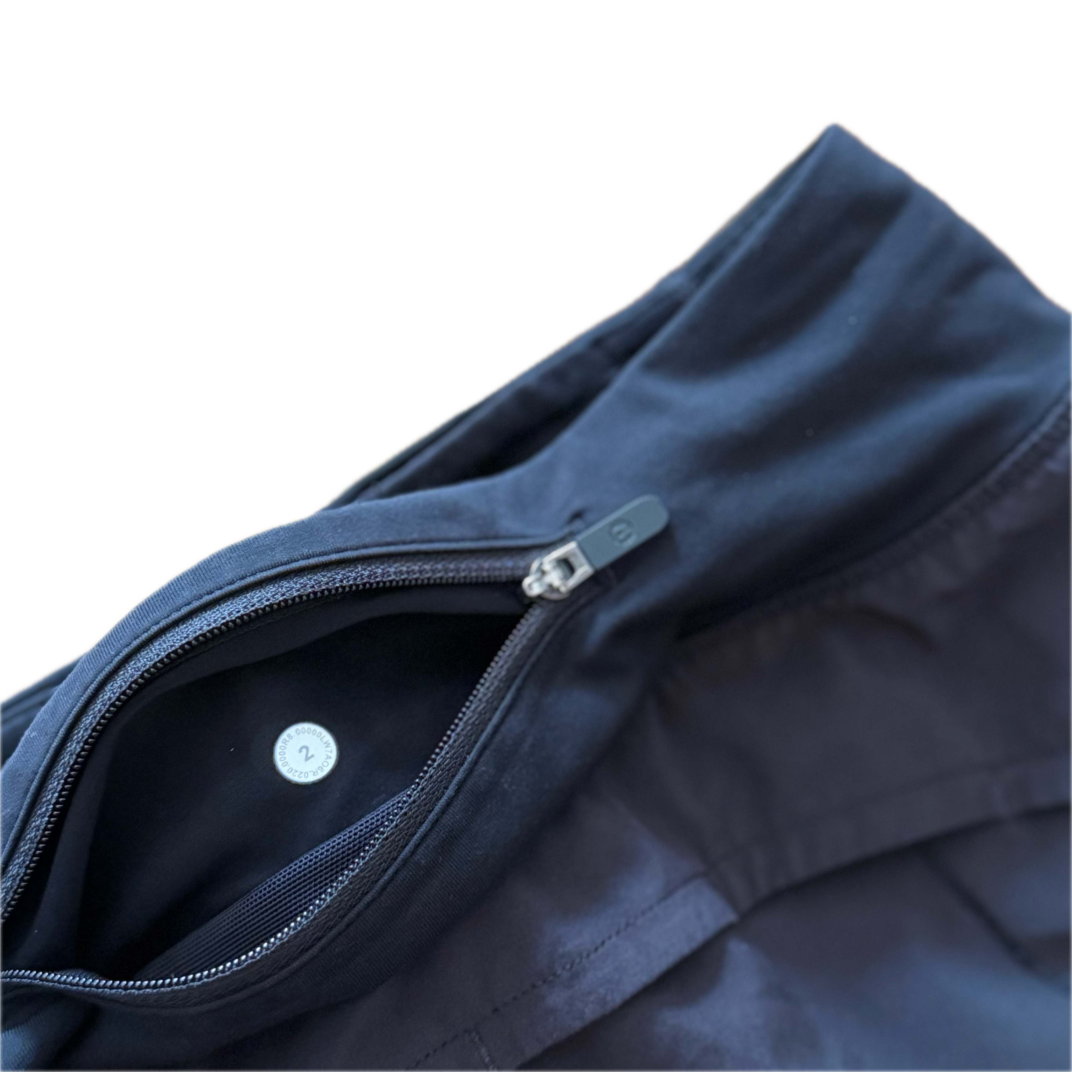 Short Lululemon talla 2 negro tela Nulux™