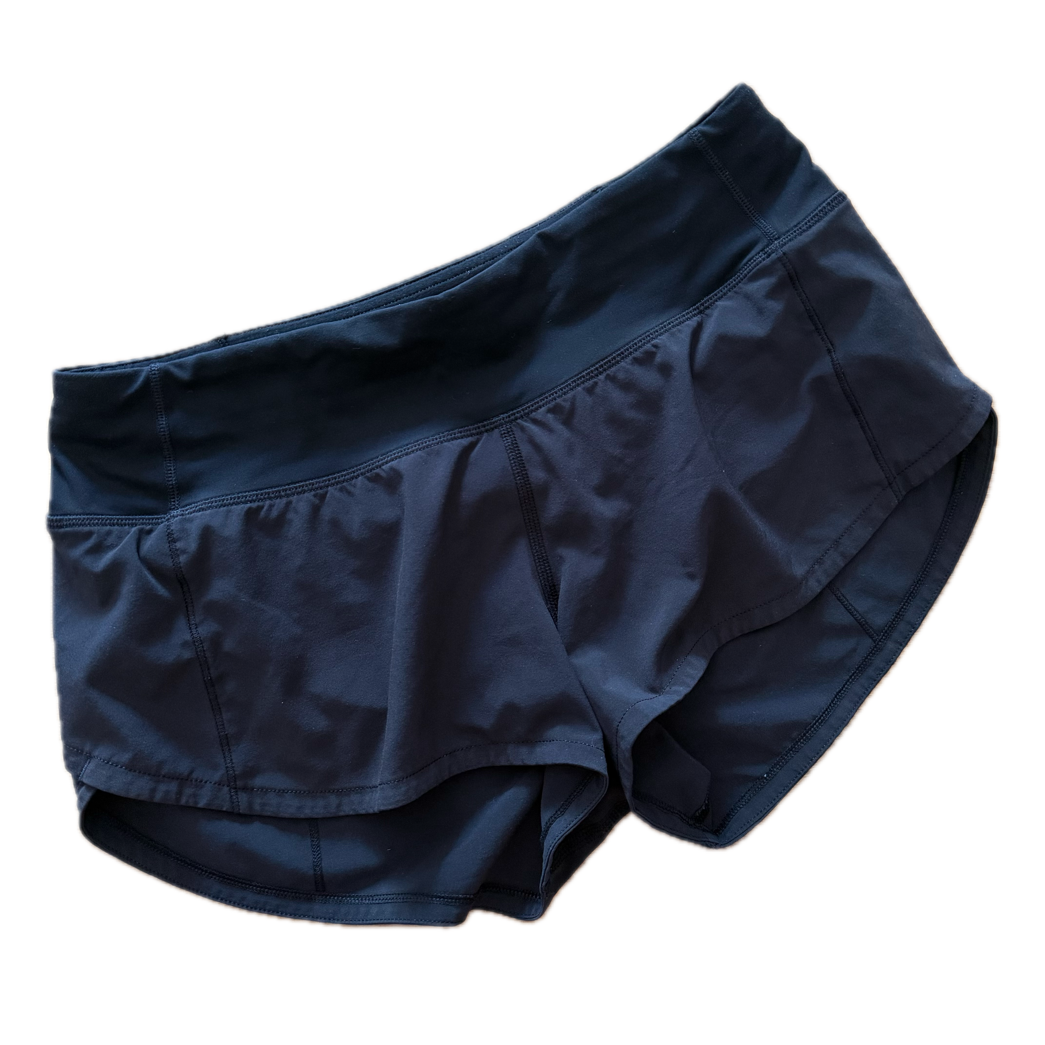 Short Lululemon talla 2 negro tela Nulux™