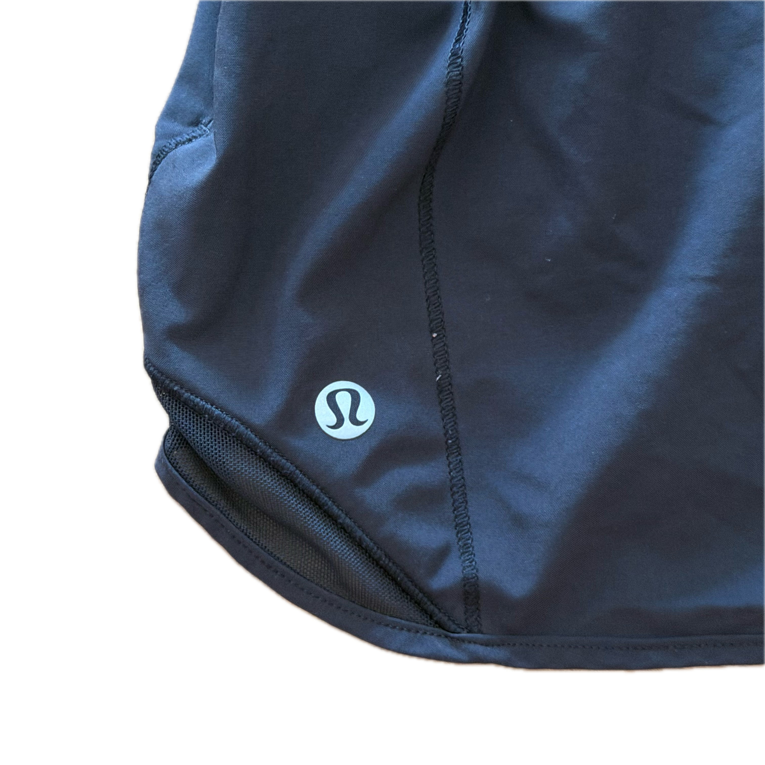 Short Lululemon talla 2 negro con resorte tela Nulux™