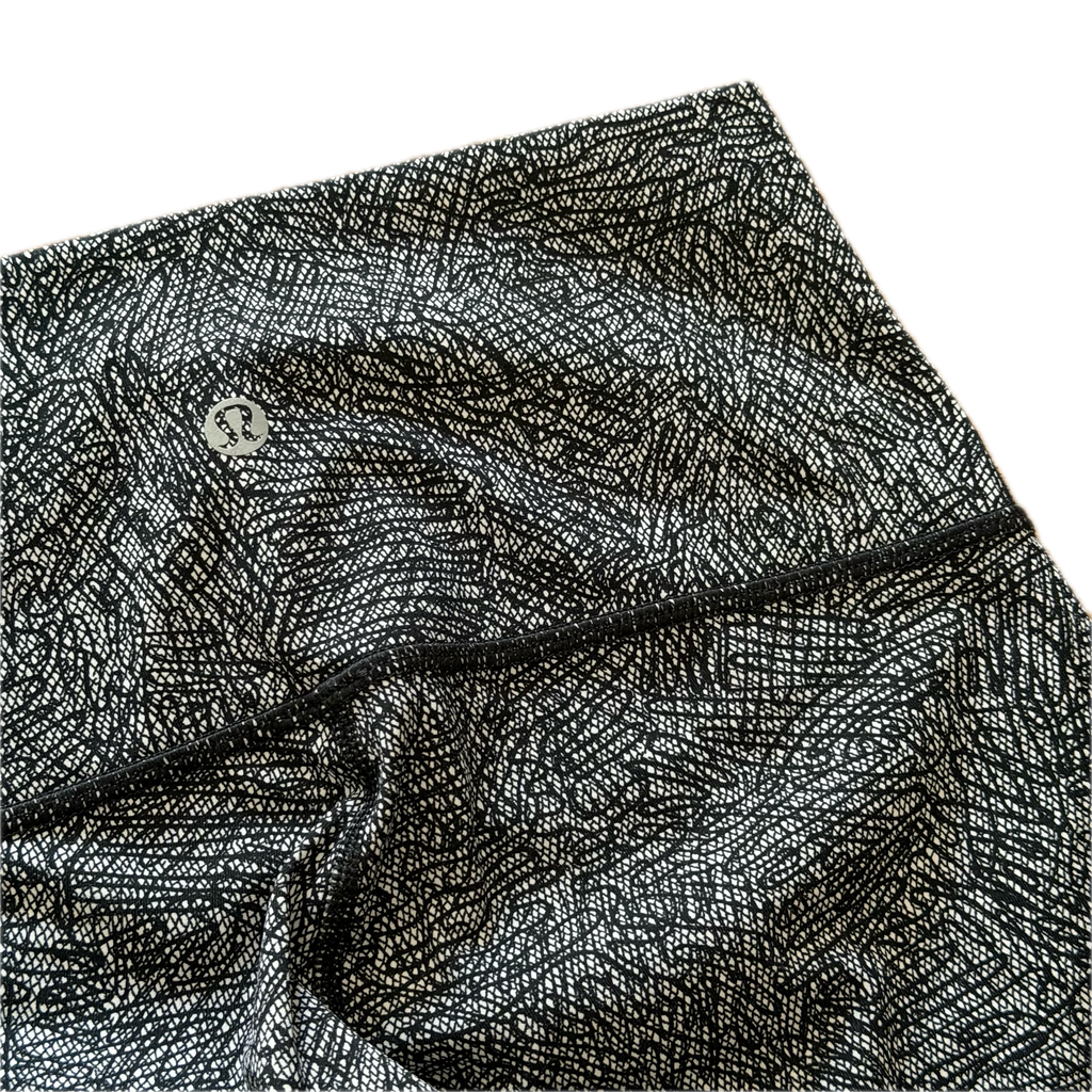 Legging talla 4 print negro y blanco