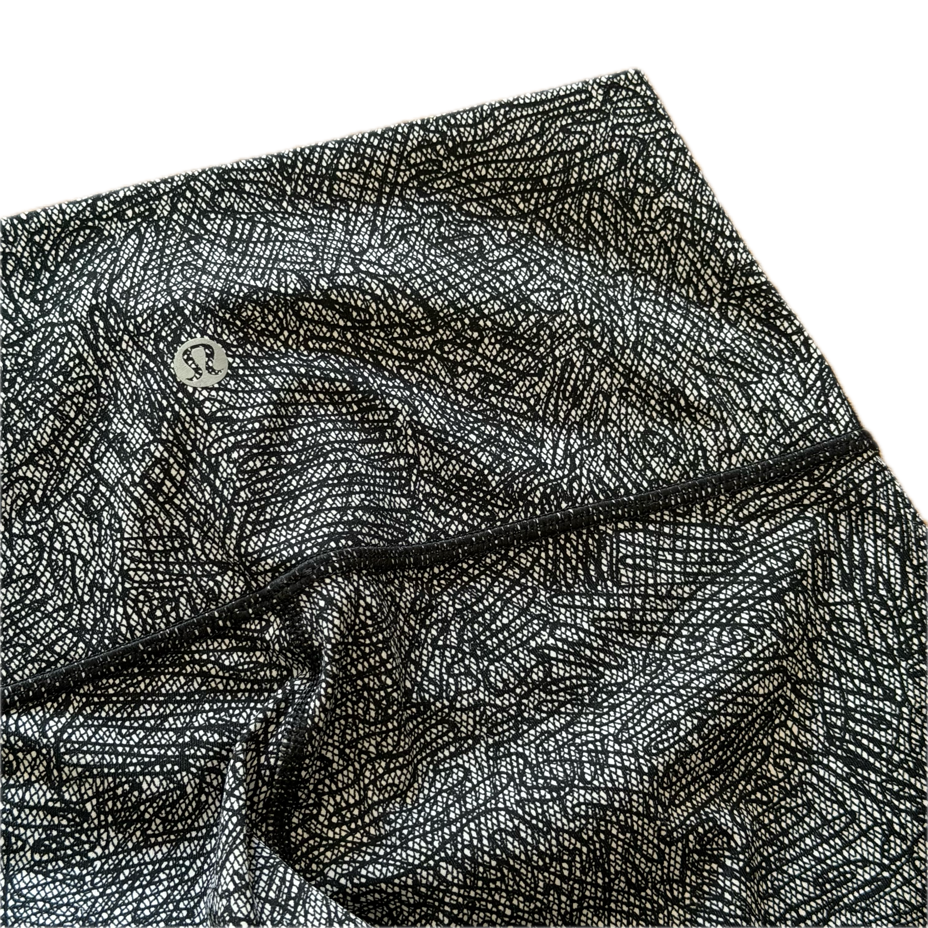 Legging talla 4 print negro y blanco