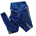 Legging talla XS azul con gris