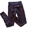 Legging talla 4 estampado vino y negro
