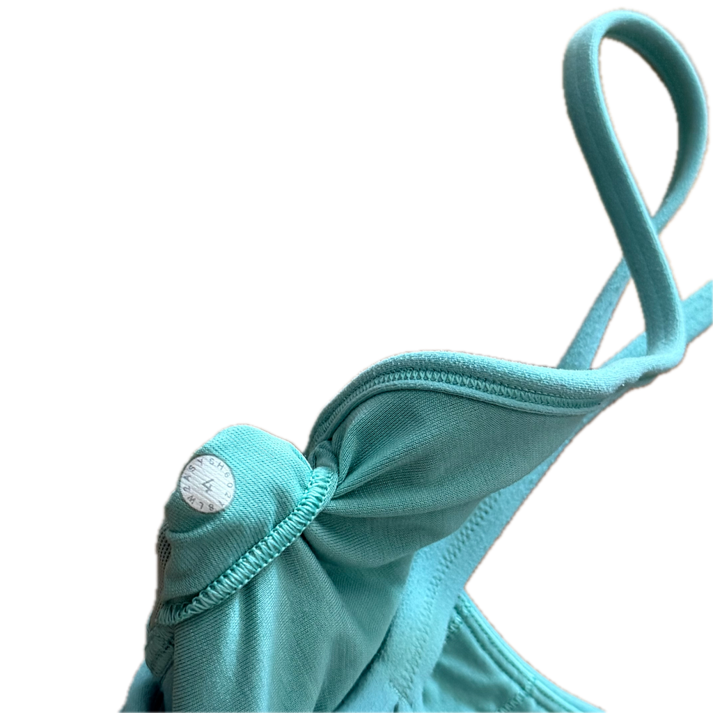 Top talla 4 azul aqua