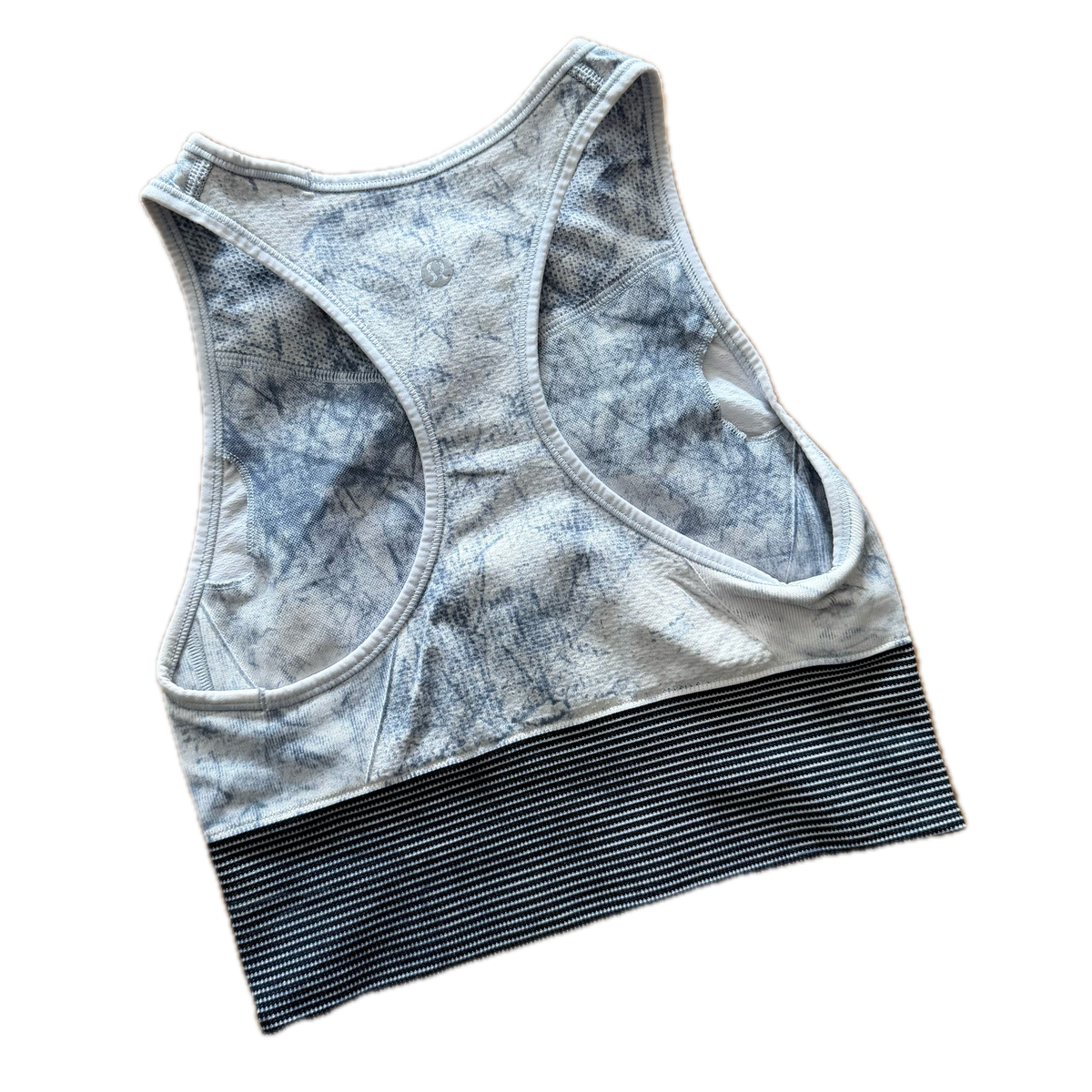 Crop top talla 4 smoke azul