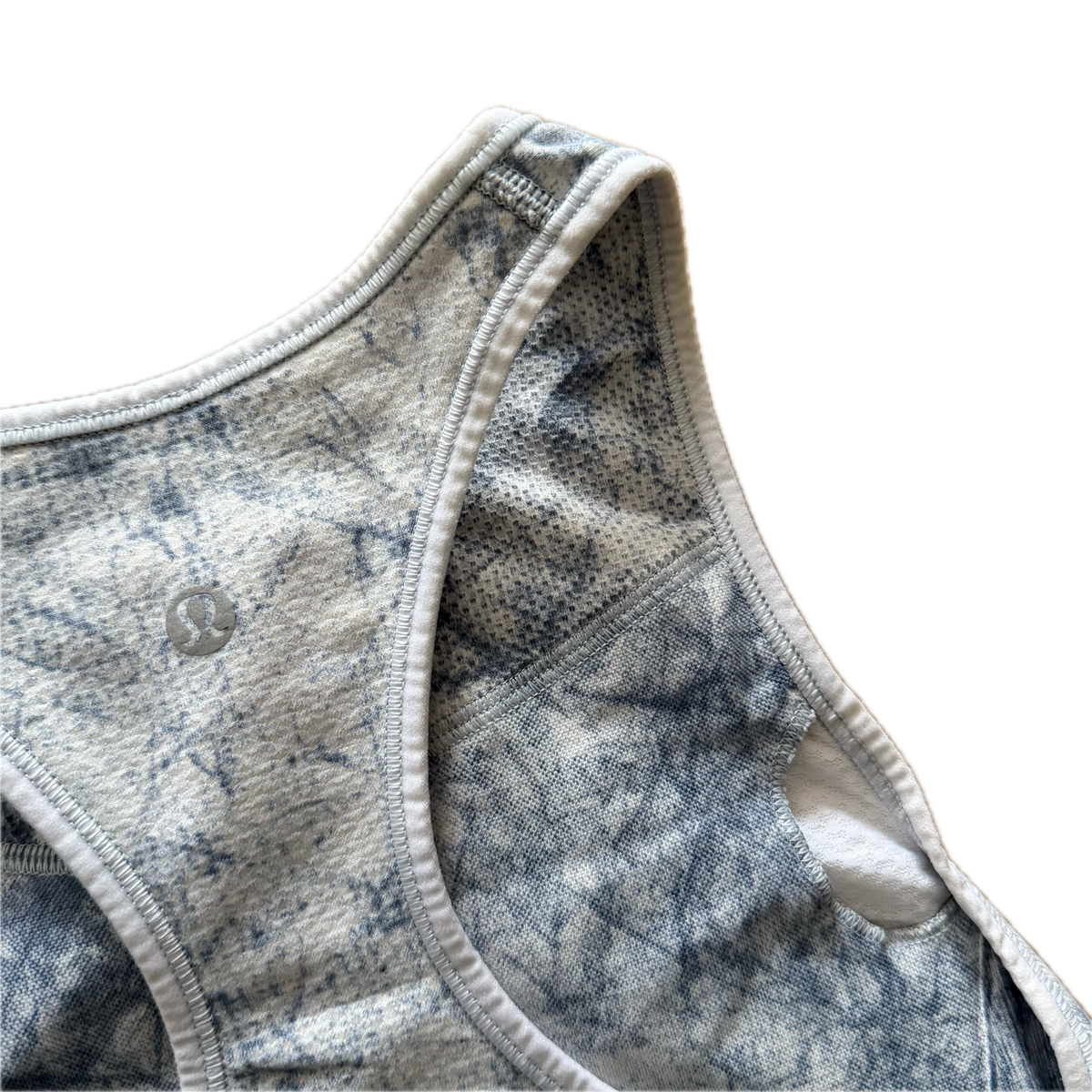 Crop top talla 4 smoke azul