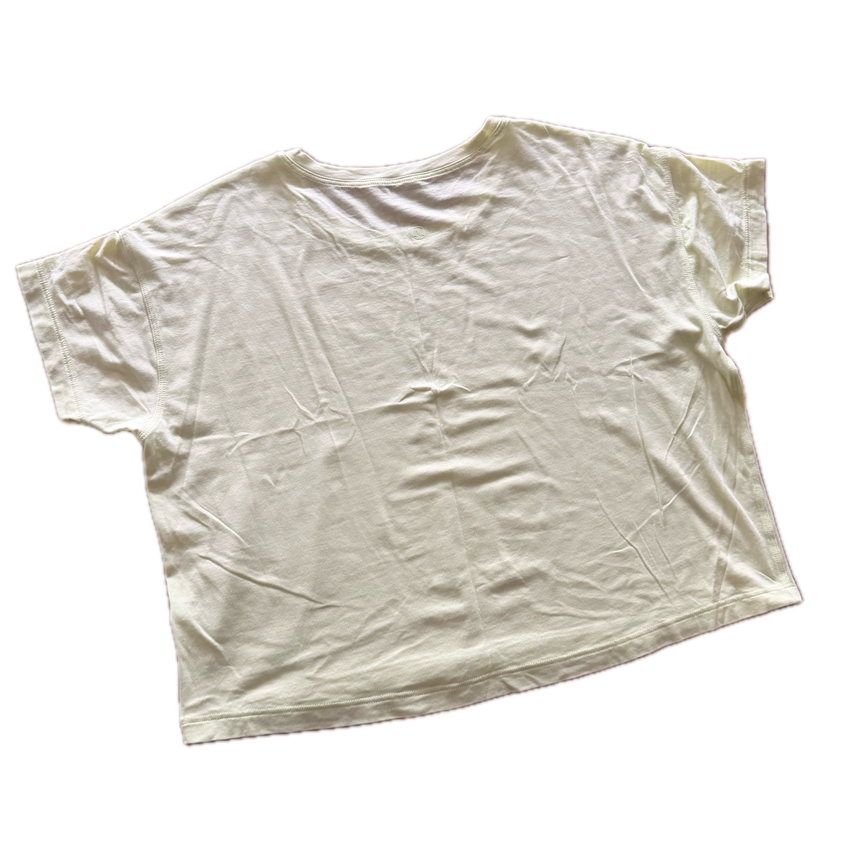 Playera talla 8 amarilla claro