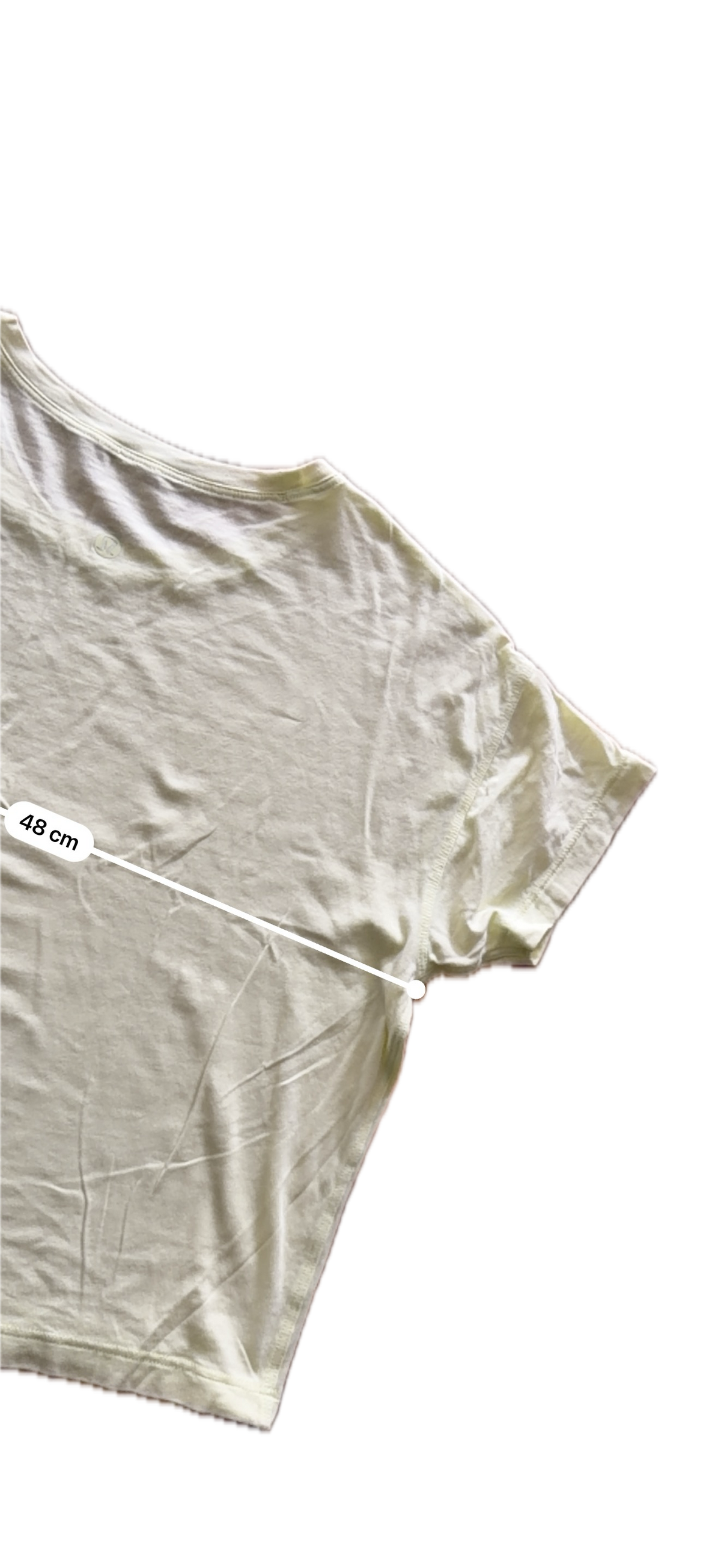 Playera talla 8 amarilla claro