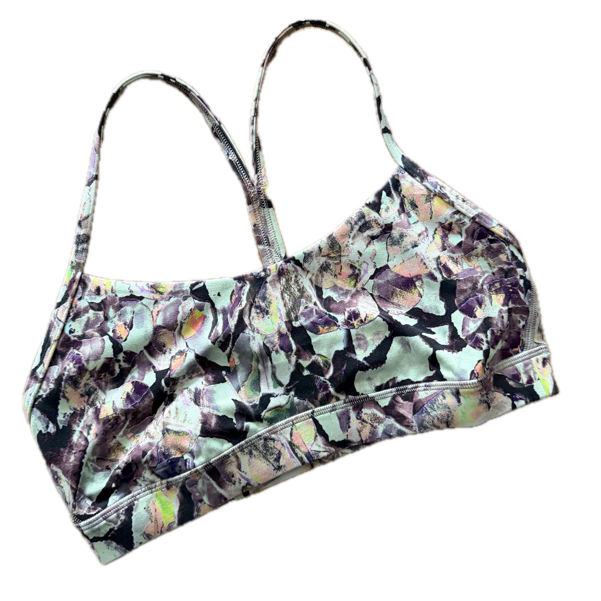 Top talla 8 estampado menta