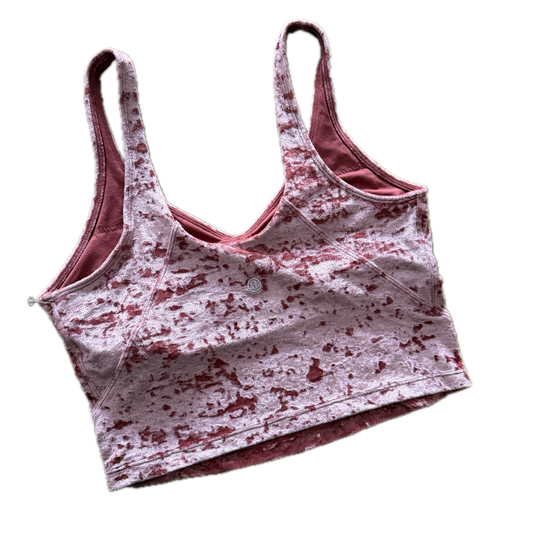 Crop top talla 8 velvet rosa